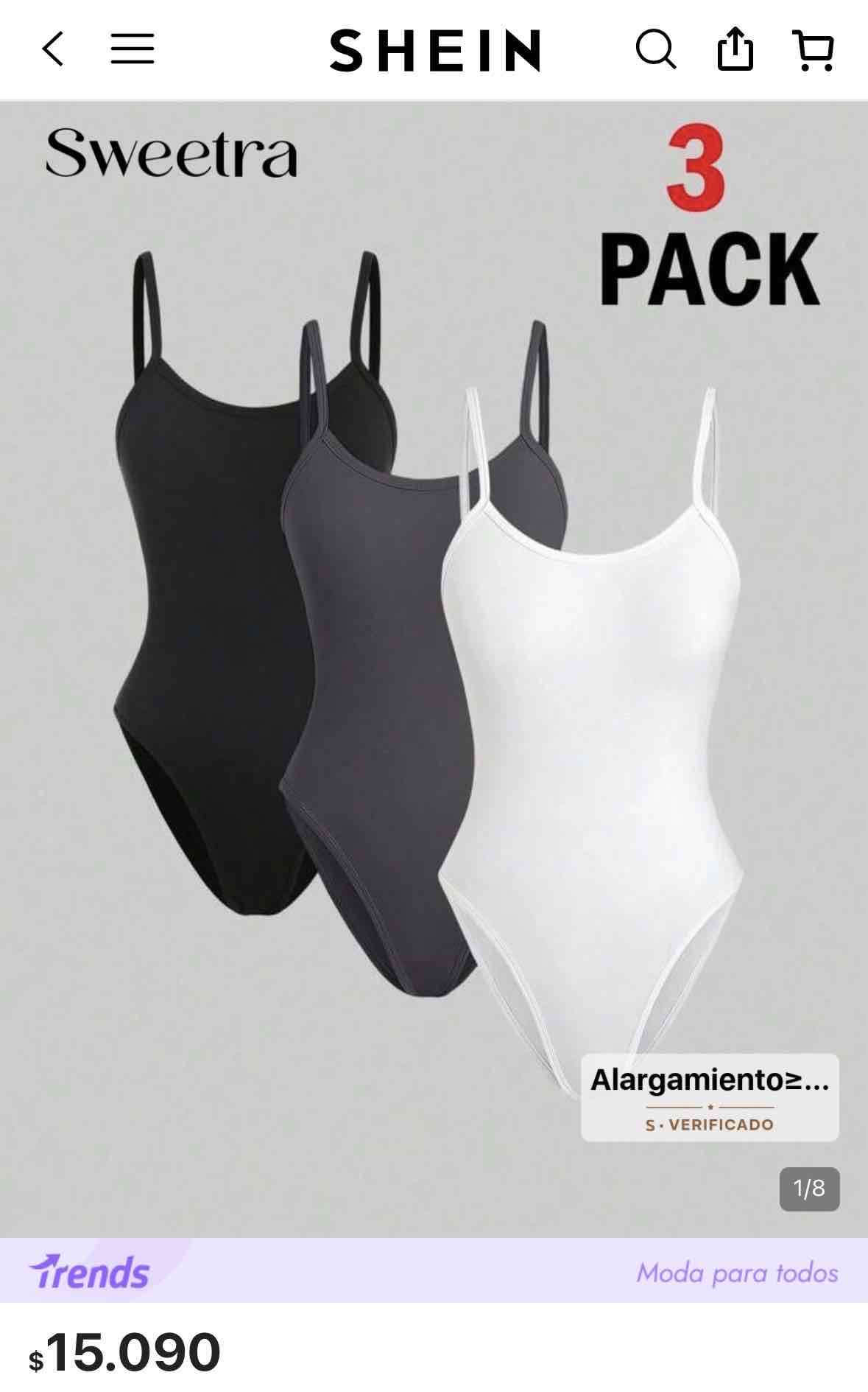 Body negro clásico - miniatura 5