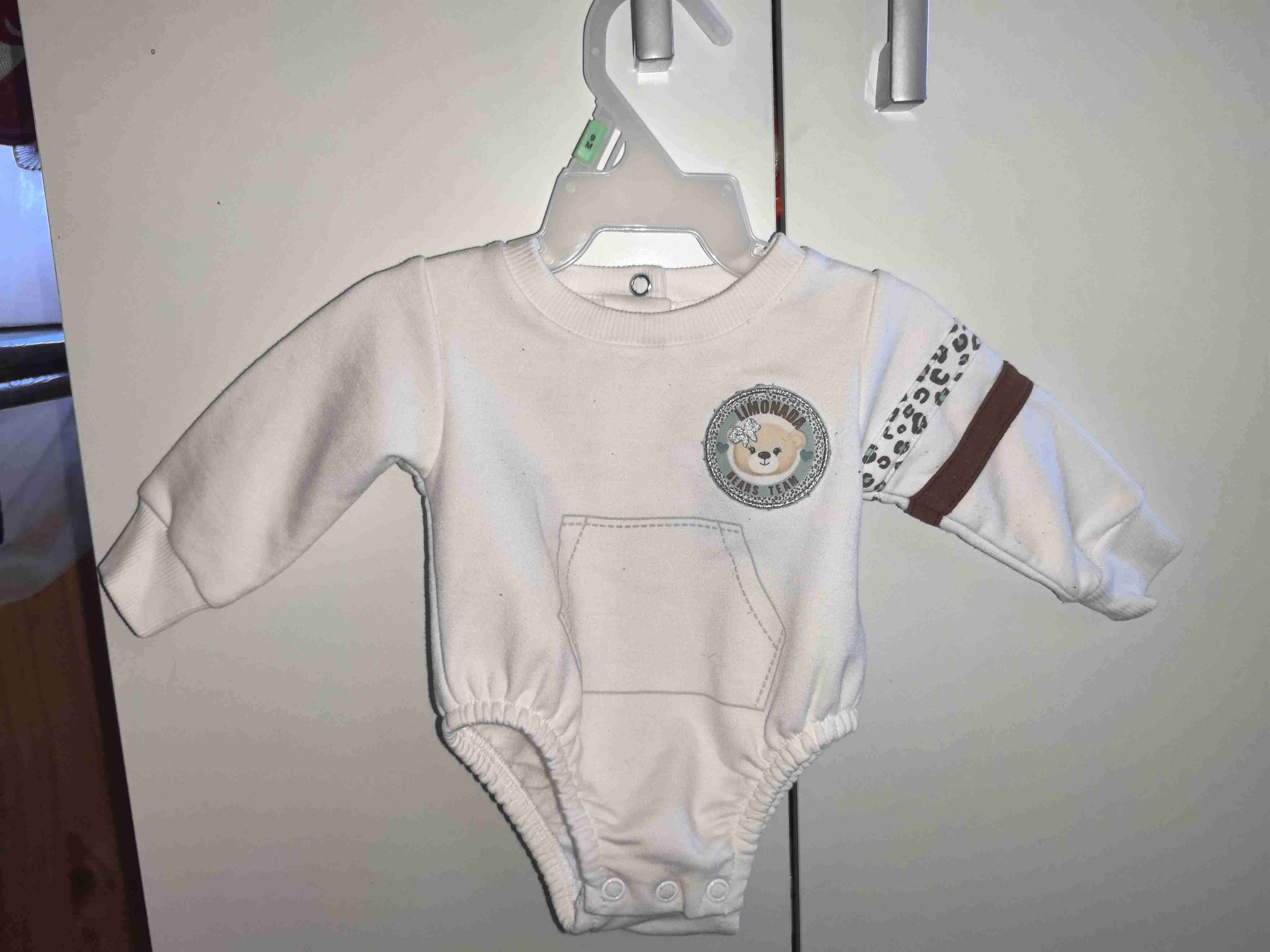 Body de bebé blanco con diseño