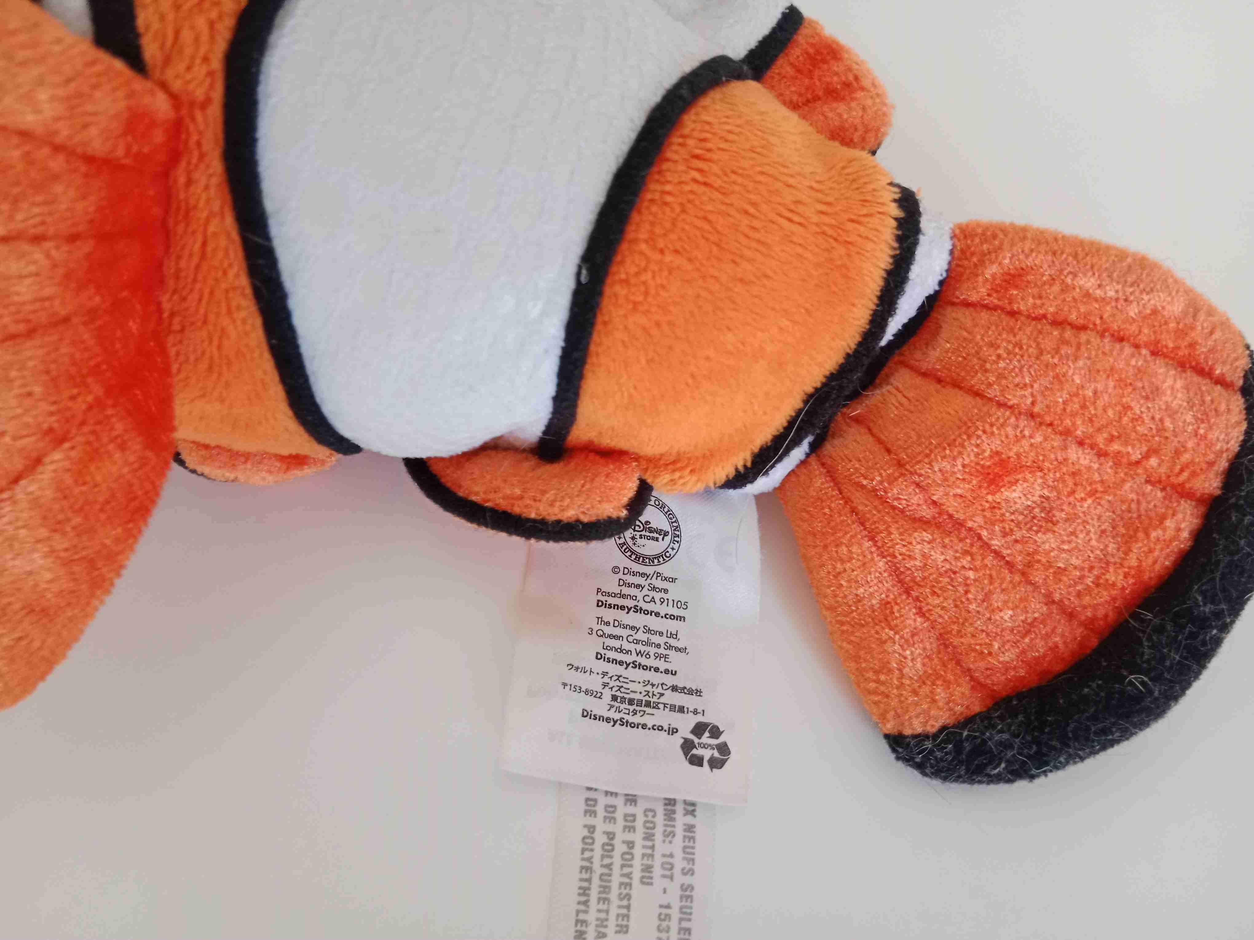 Peluche Nemo Disney Store Original c/ Etiqueta - - miniatura 6