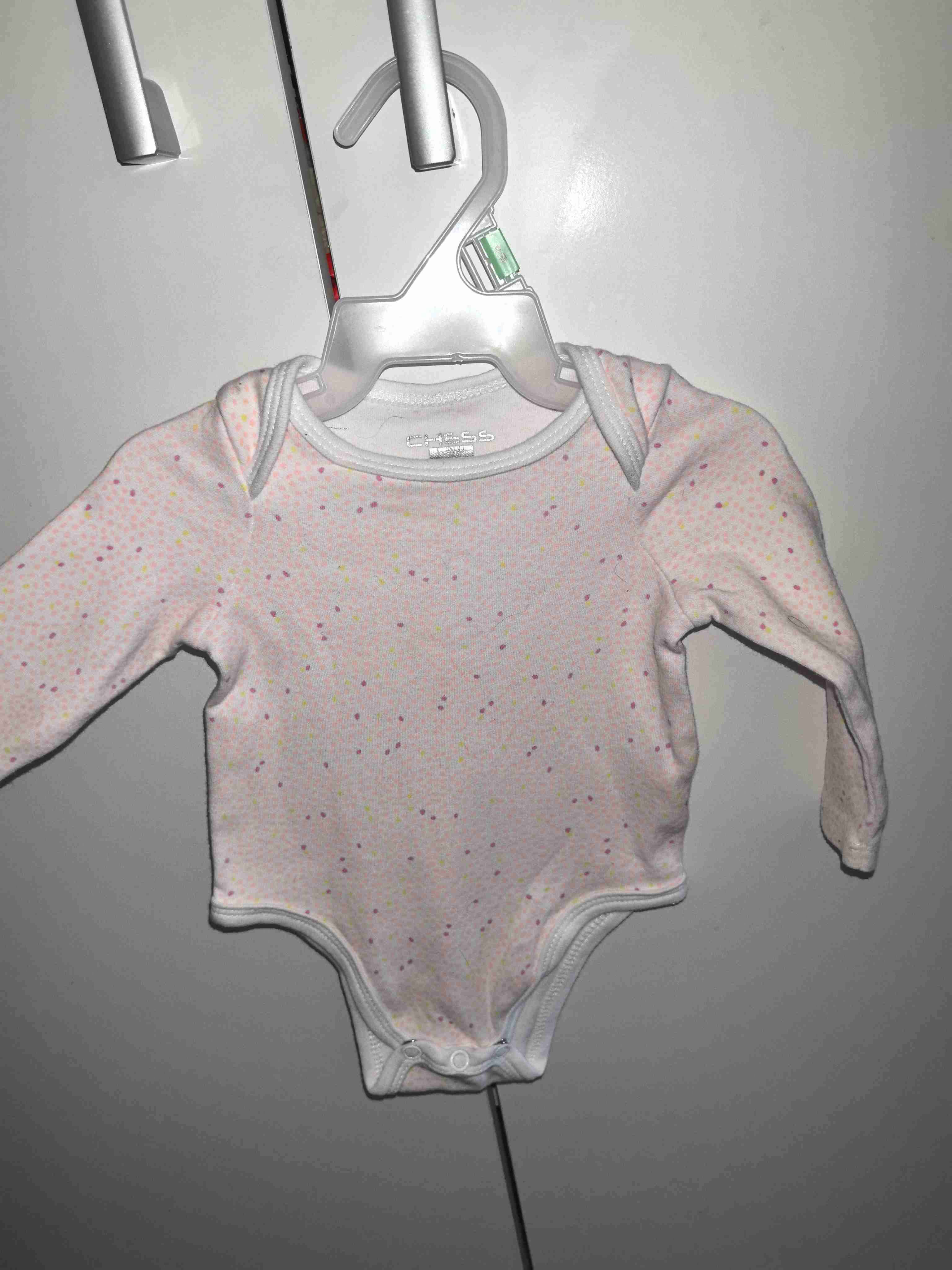 Body de bebé manga larga