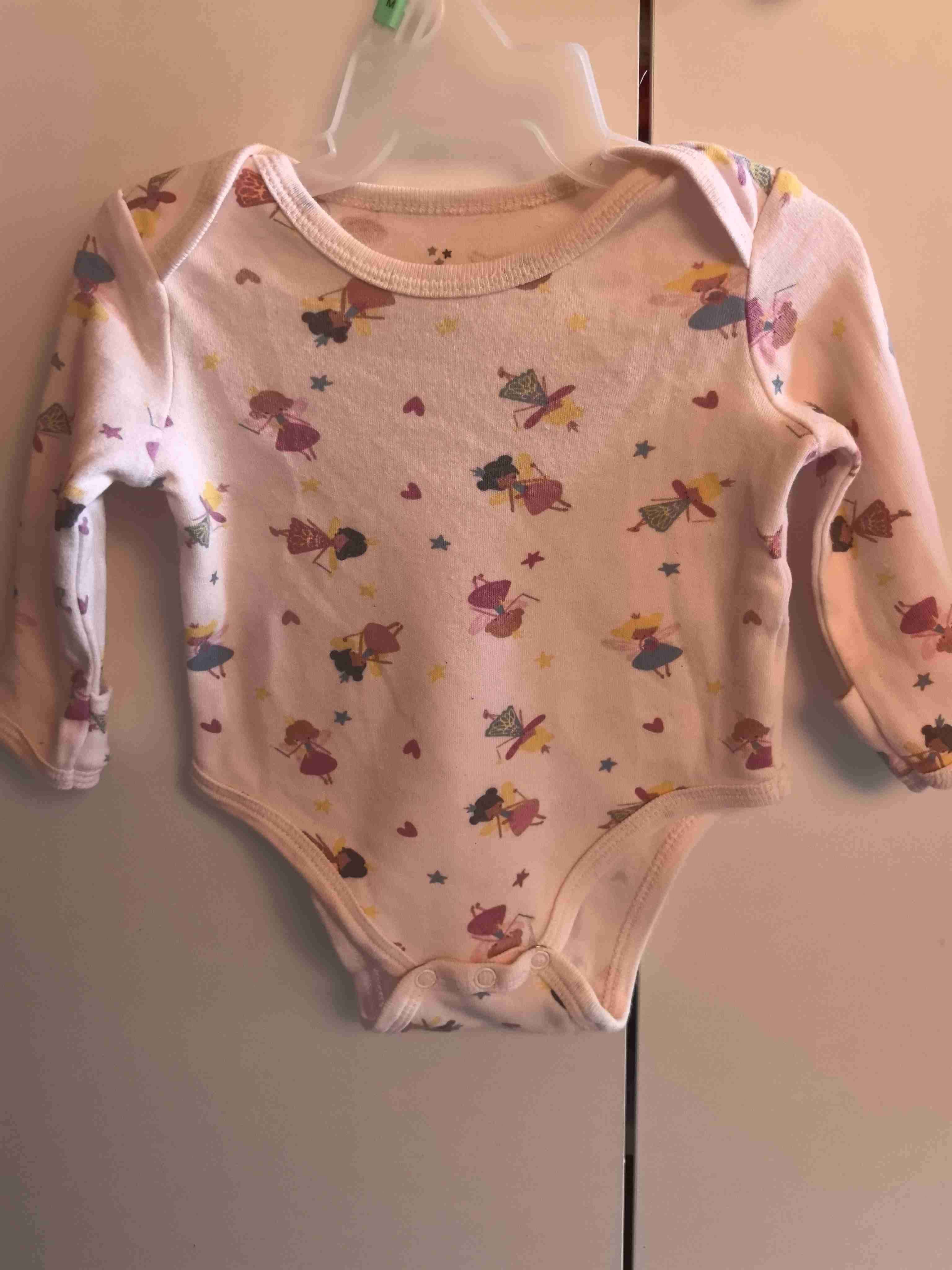Body de bebé con estampado de hadas - miniatura 2