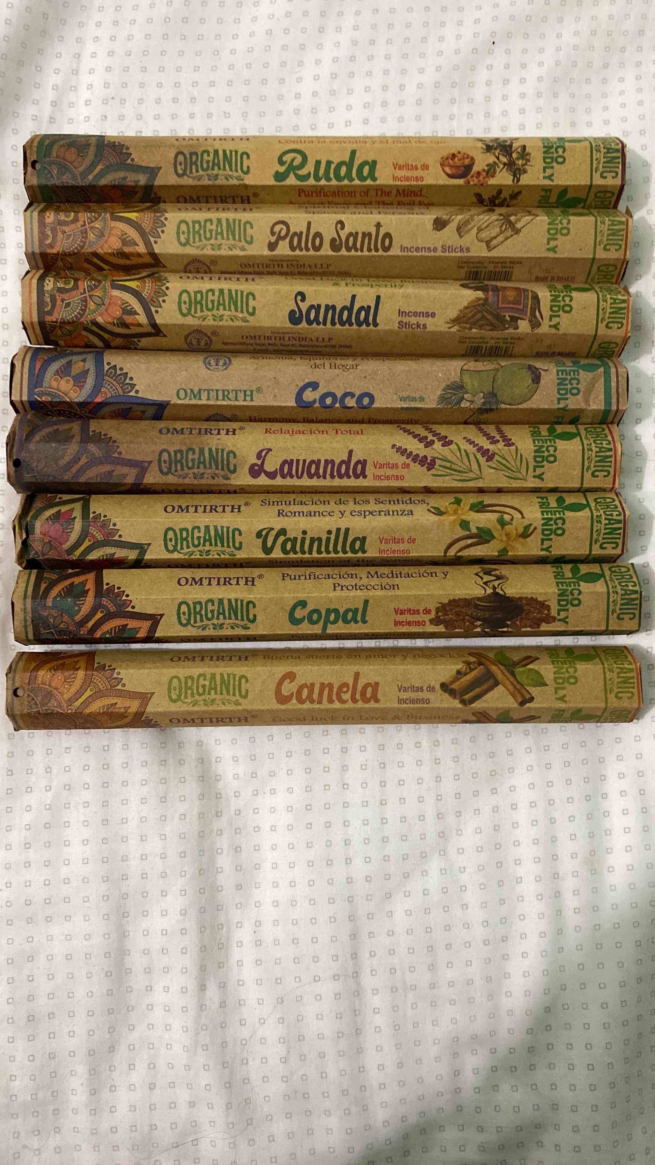 Set de varillas de incienso