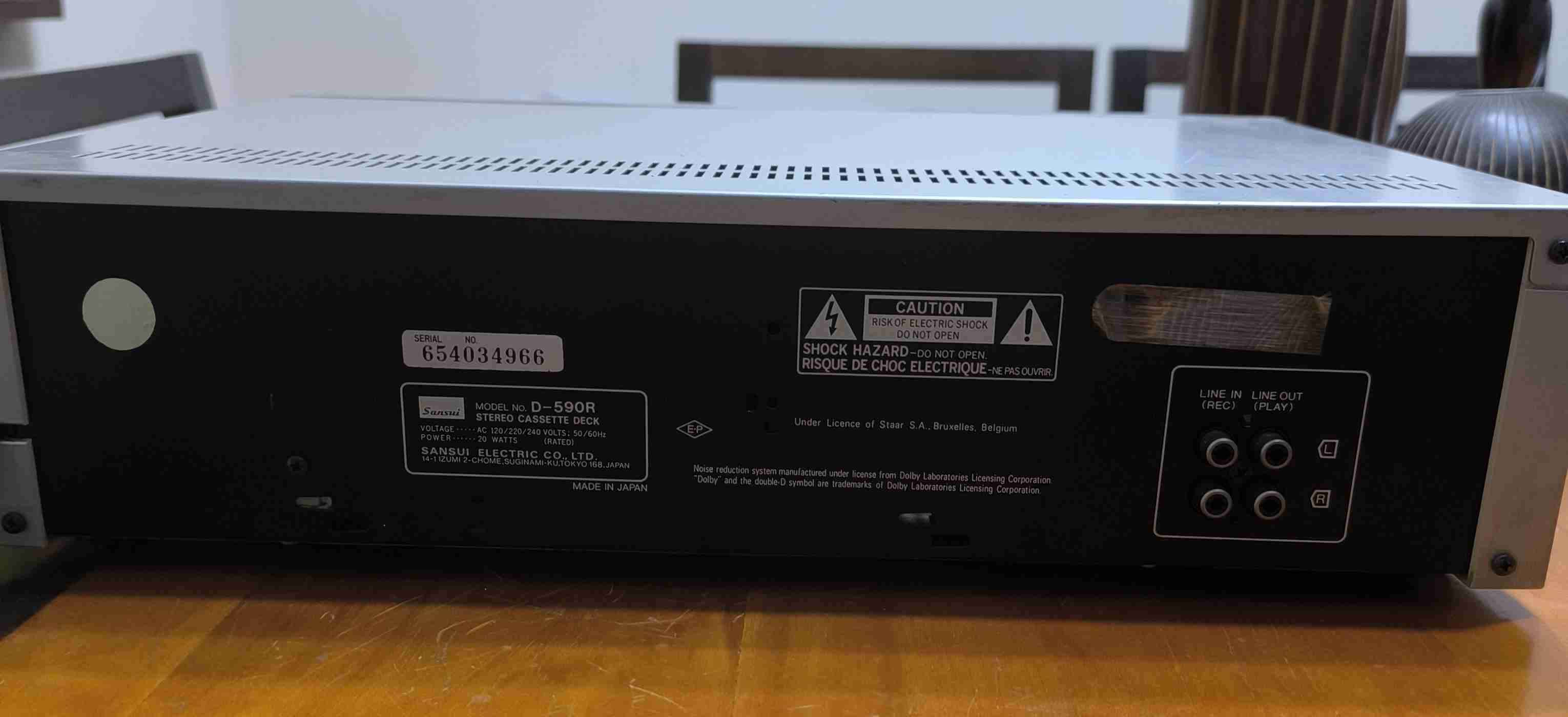 Deck Sansui D-590R - miniatura 4