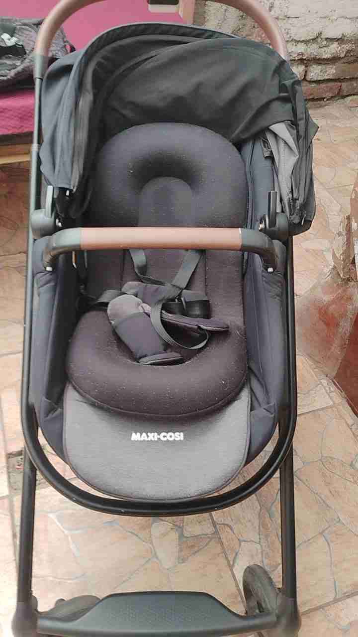 Coche de bebé Sistem lila+coral xp - miniatura 2