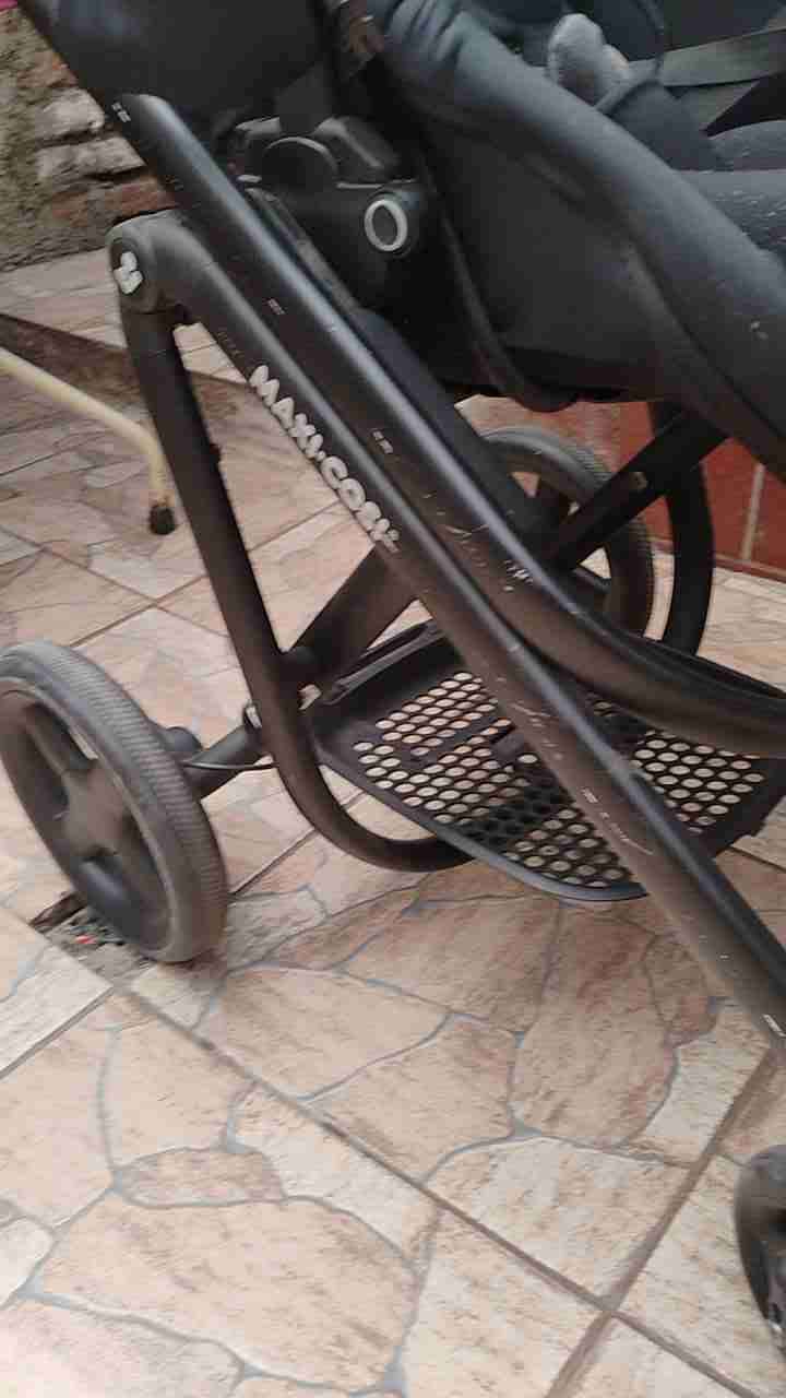 Coche de bebé Sistem lila+coral xp - miniatura 3