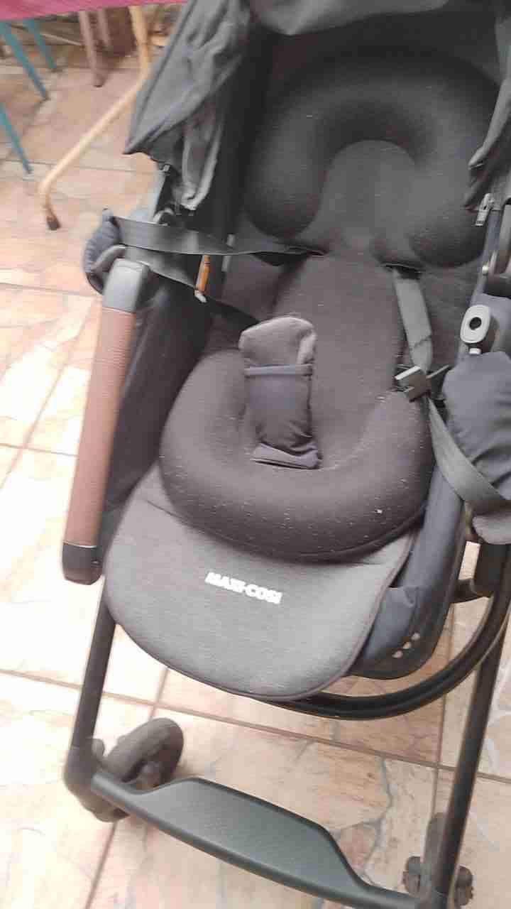 Coche de bebé Sistem lila+coral xp - miniatura 5