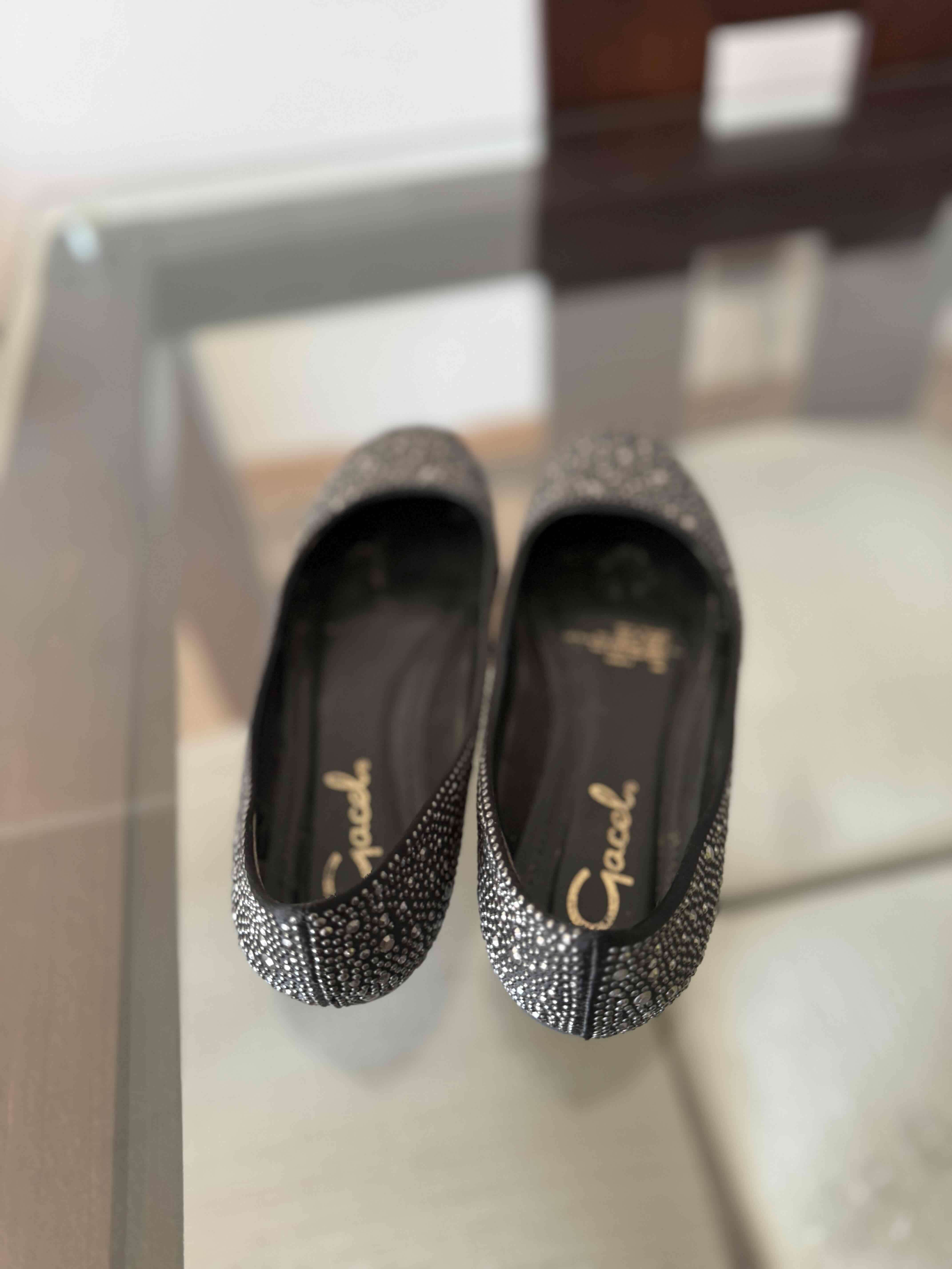 Ballerinas negras con brillo Gacel - miniatura 3