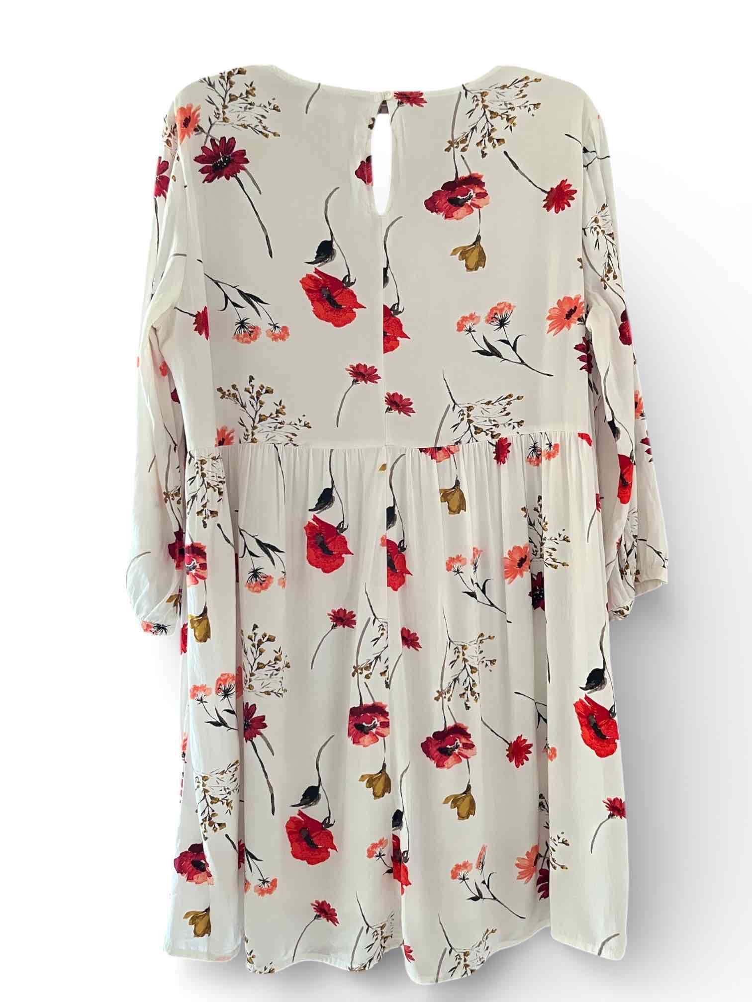 Vestido floreado blanco OLD NAVY talla L - miniatura 2