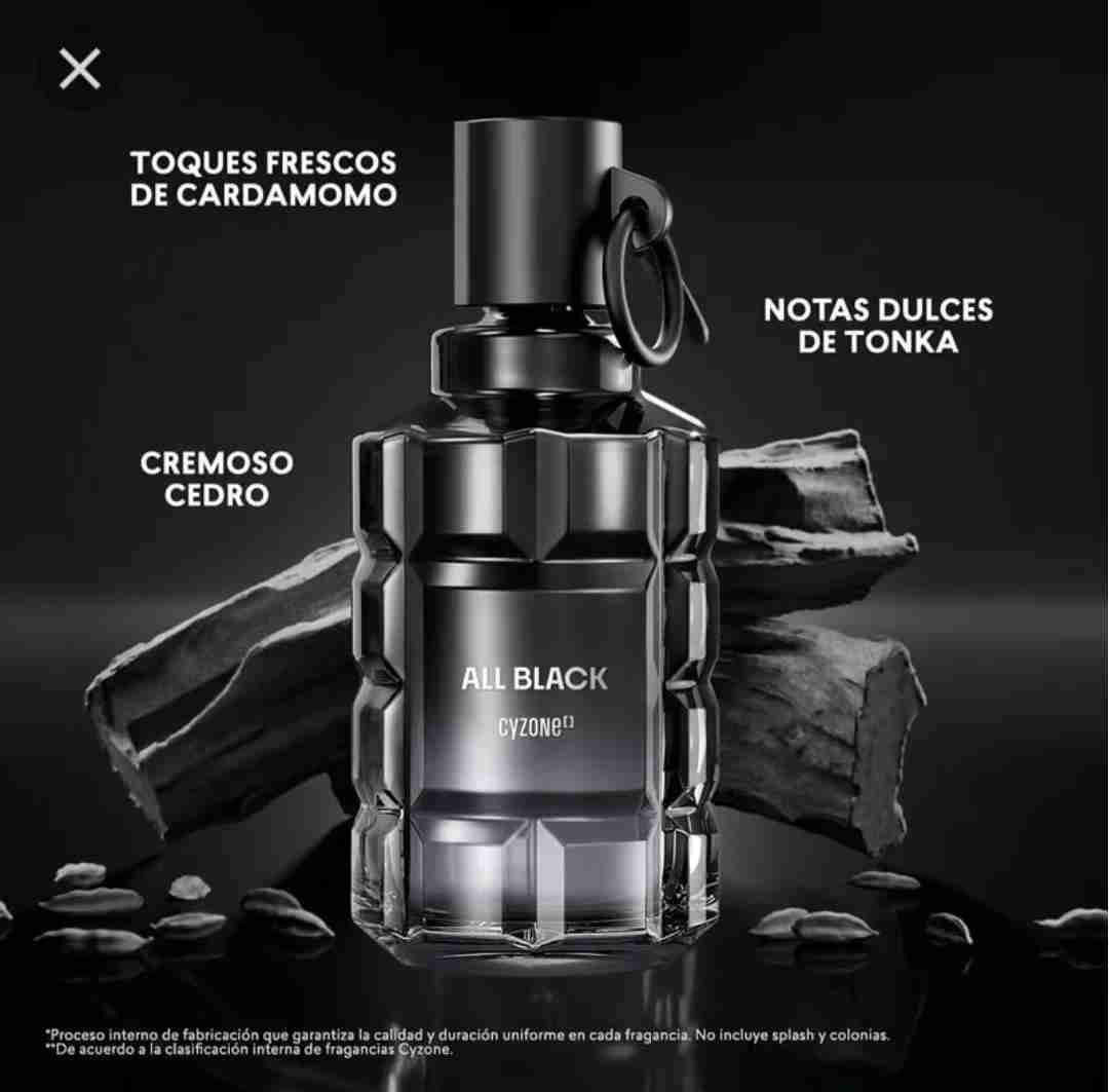 Perfume All Black Cyzone 90ml - miniatura 3