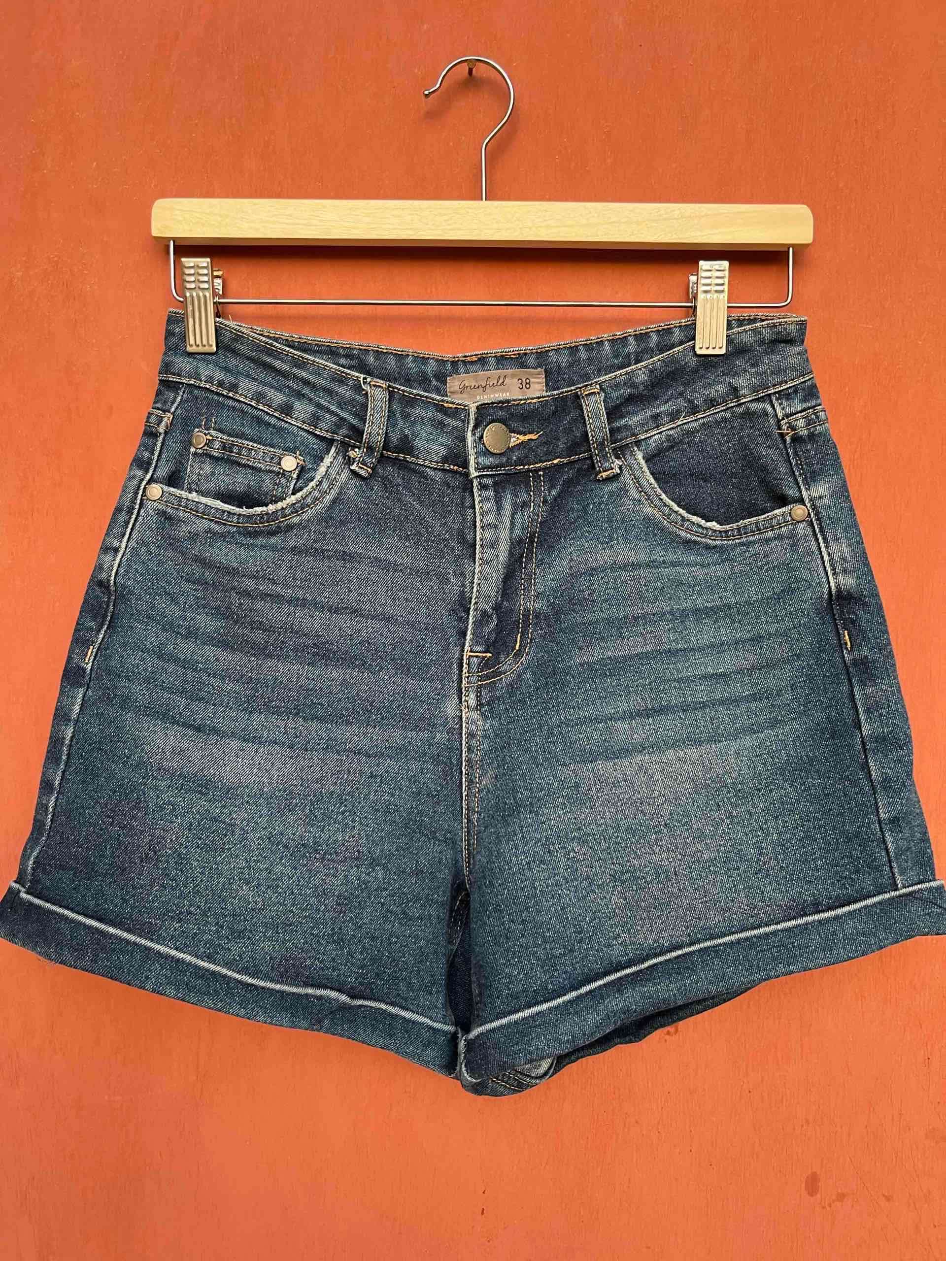 Shorts de mezclilla azul talla M