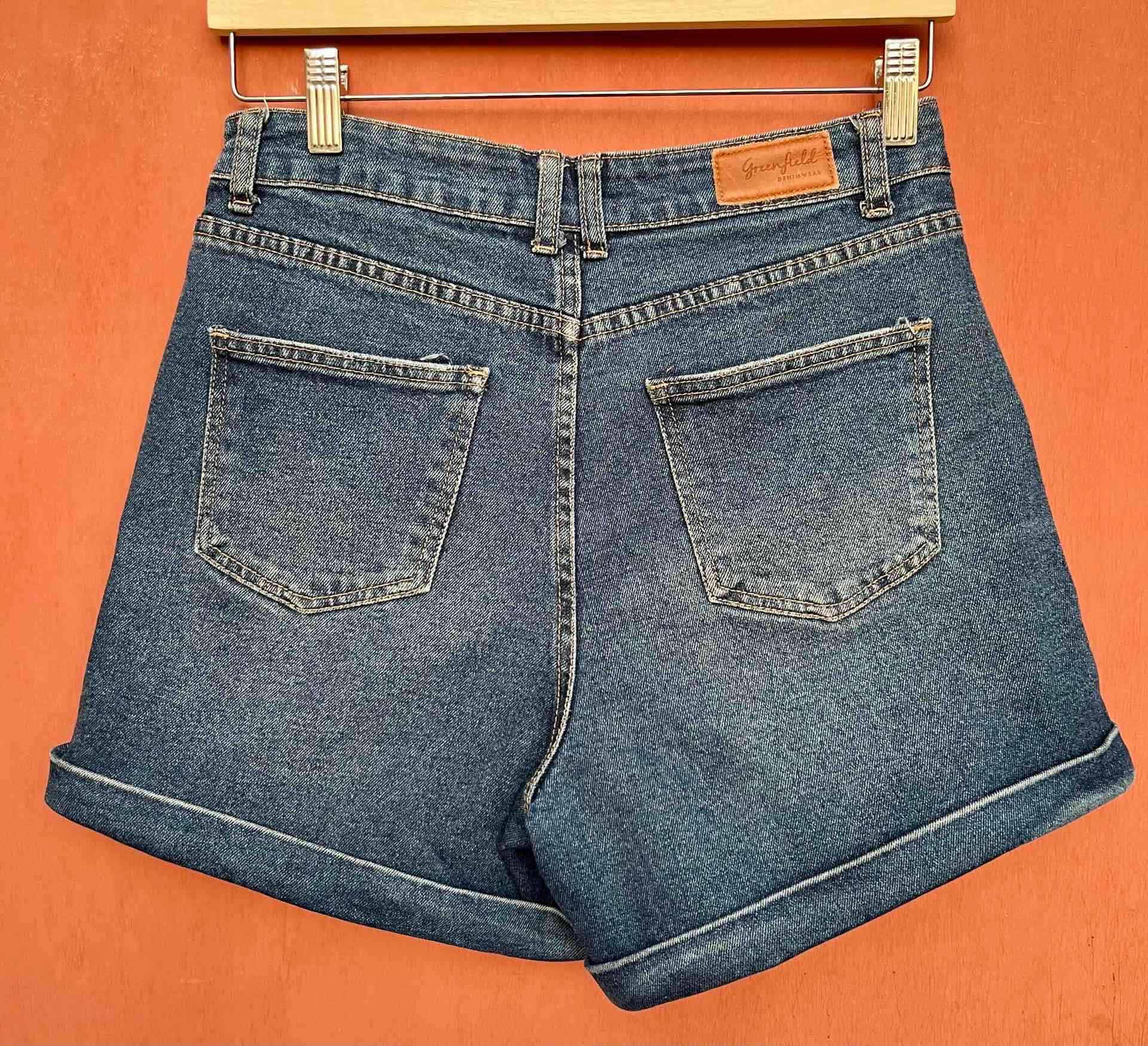 Shorts de mezclilla azul talla M - miniatura 2