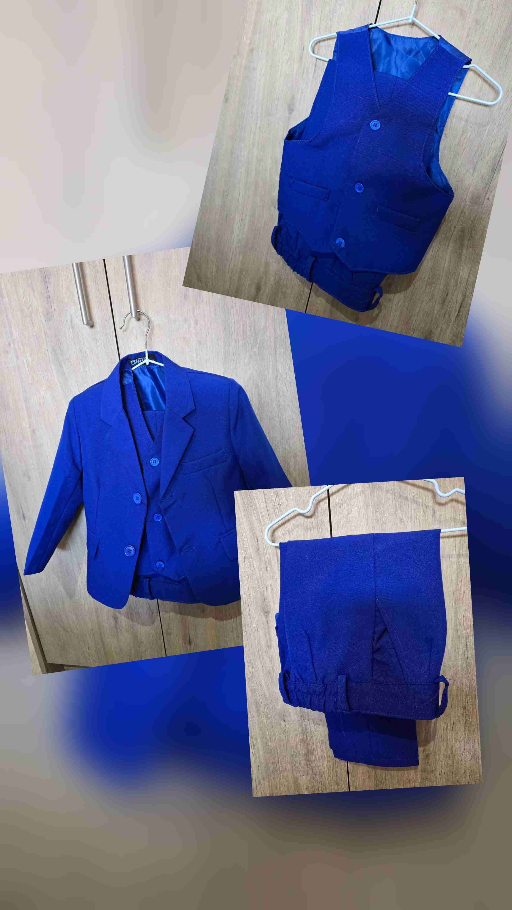 Blazer negro  y azul de niño c/u - miniatura 6