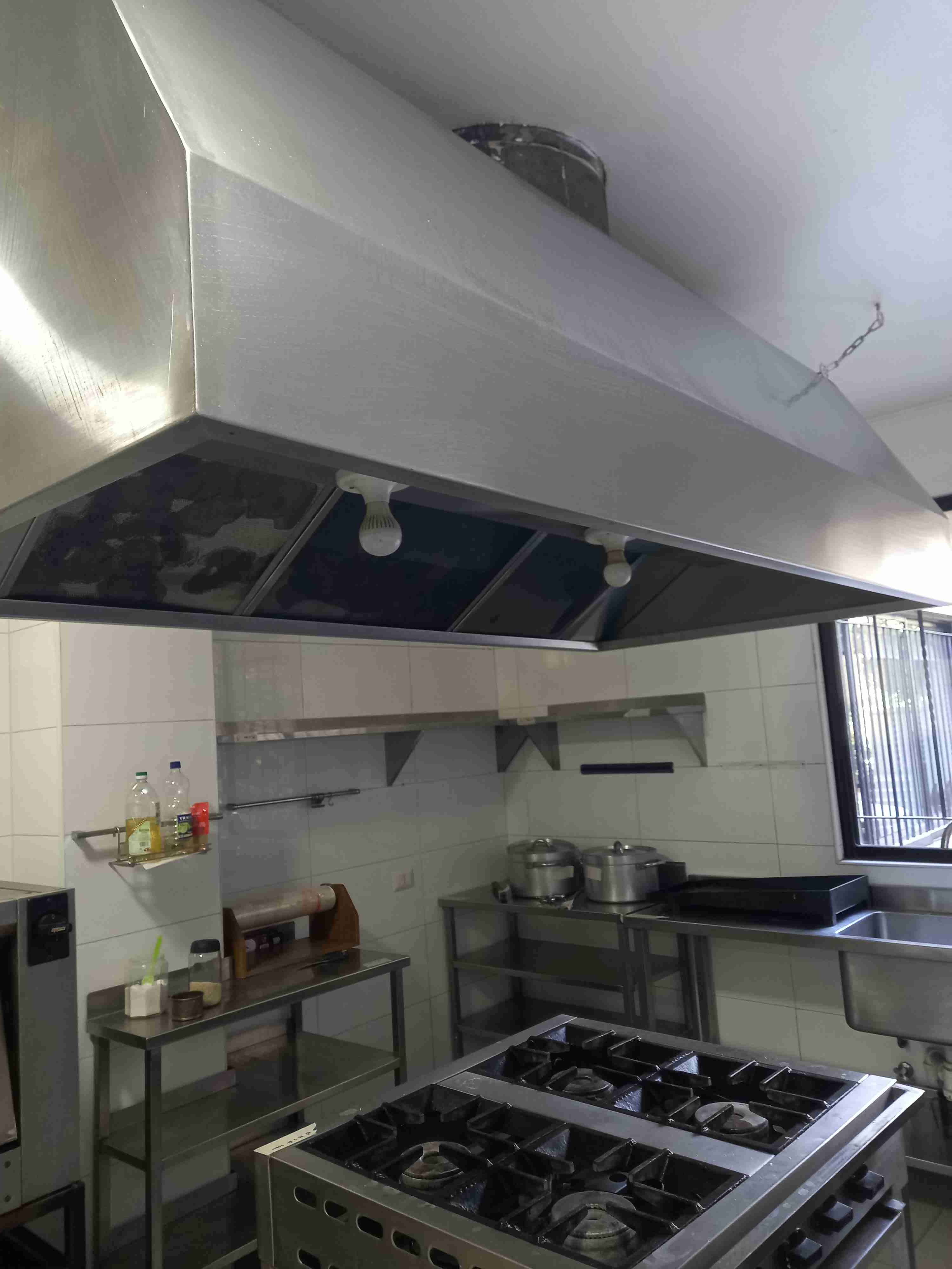 Campana extractora de acero inoxidable