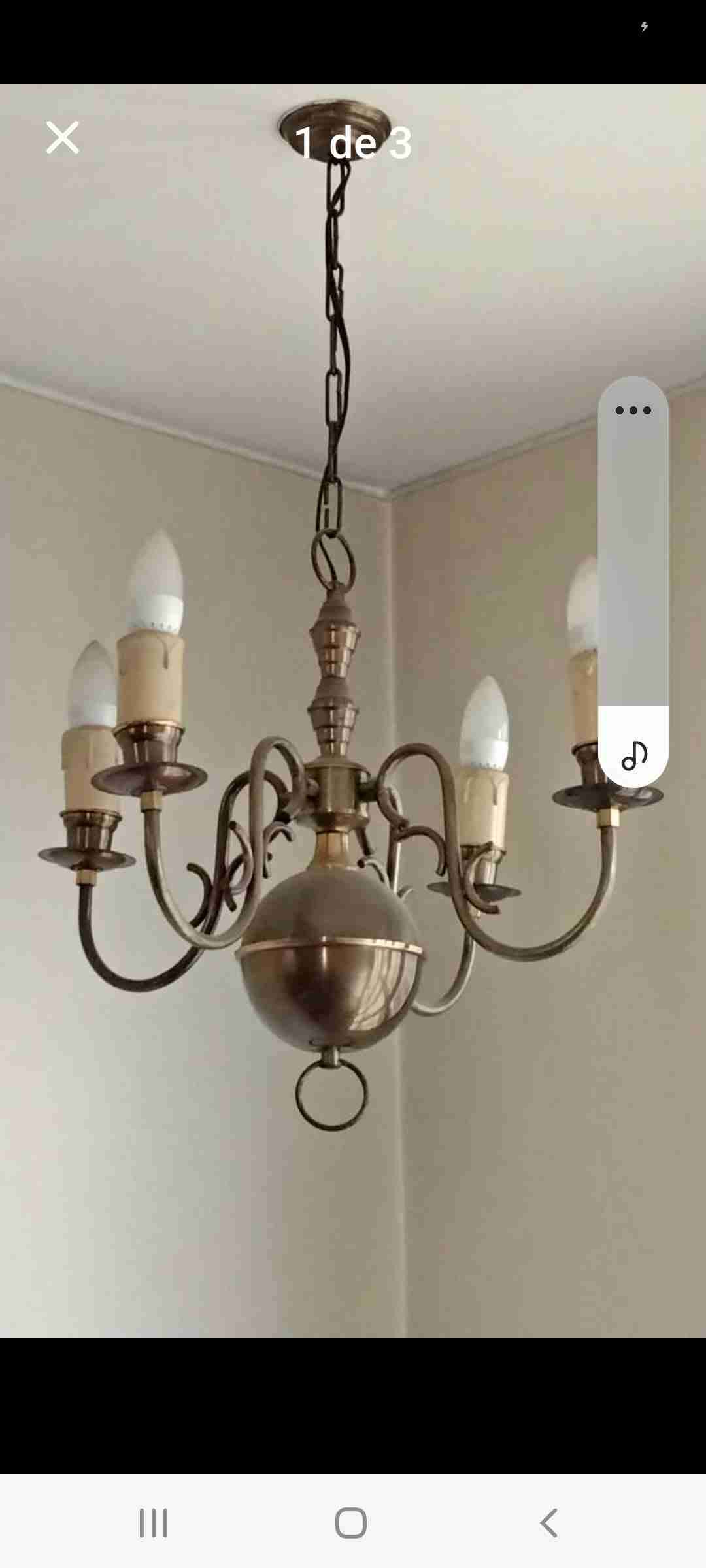 Lámpara de techo clásica