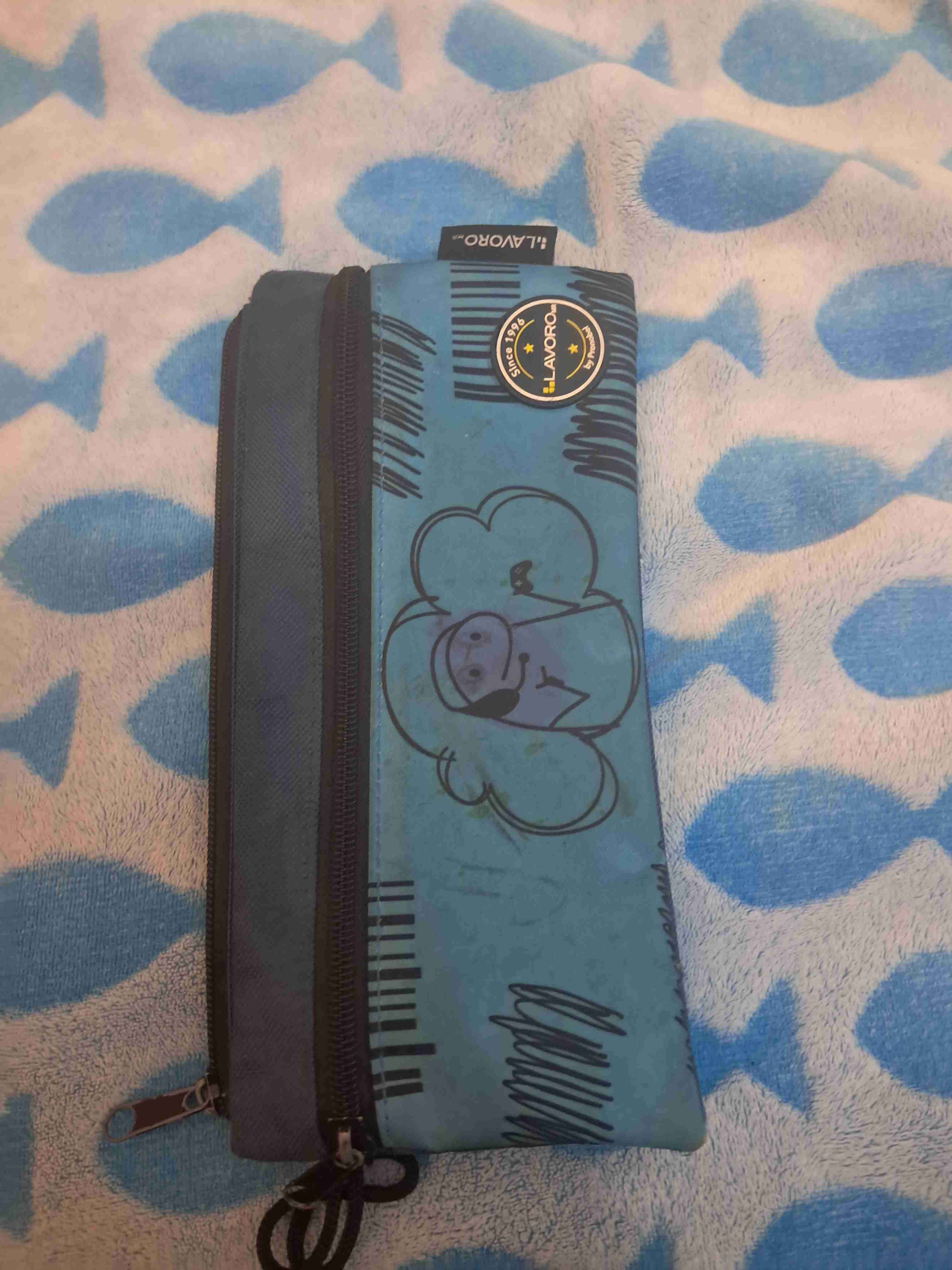 Estuche azul usado escolar - miniatura 2