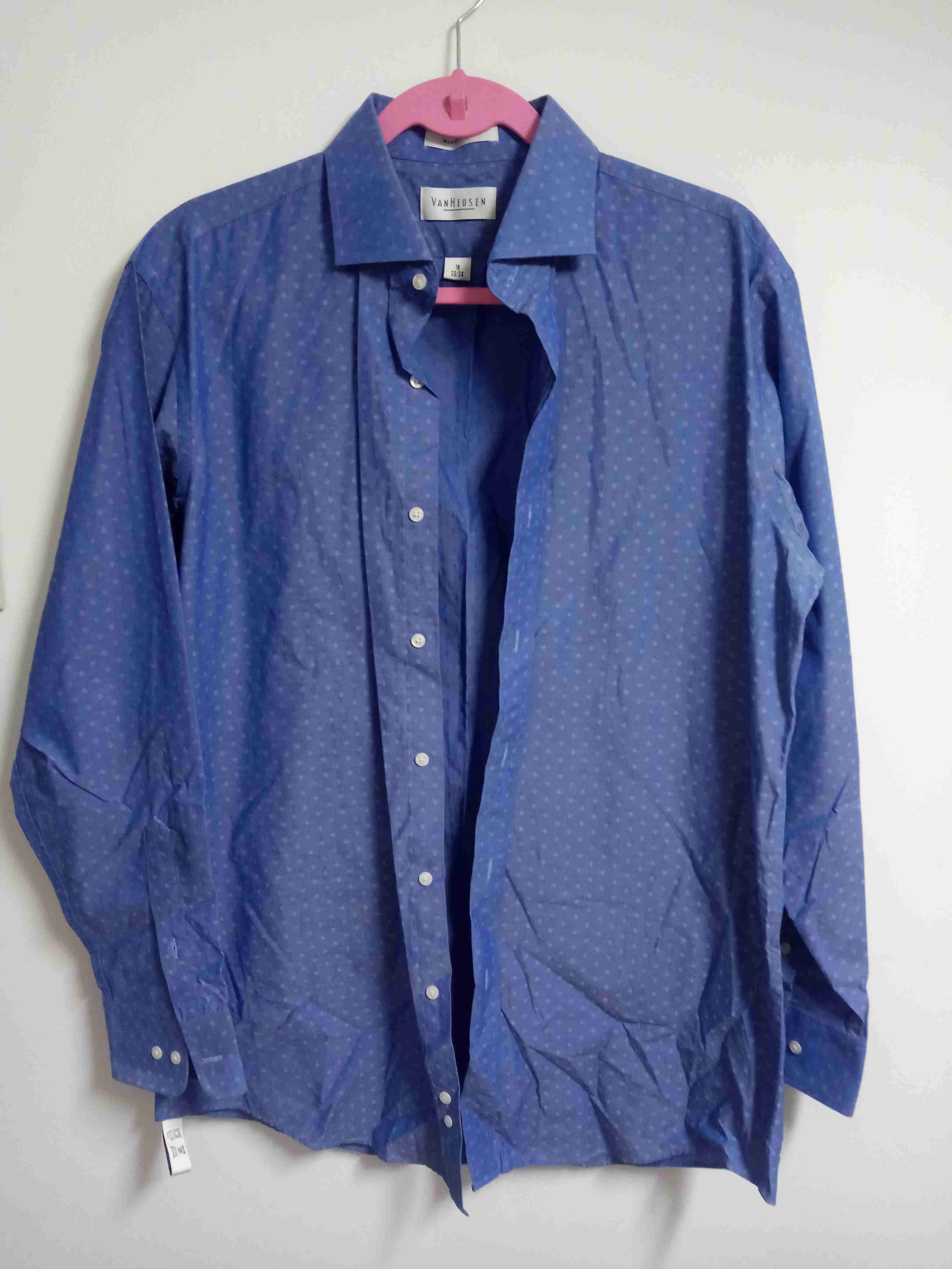 Camisa azul estampada Van Heusen