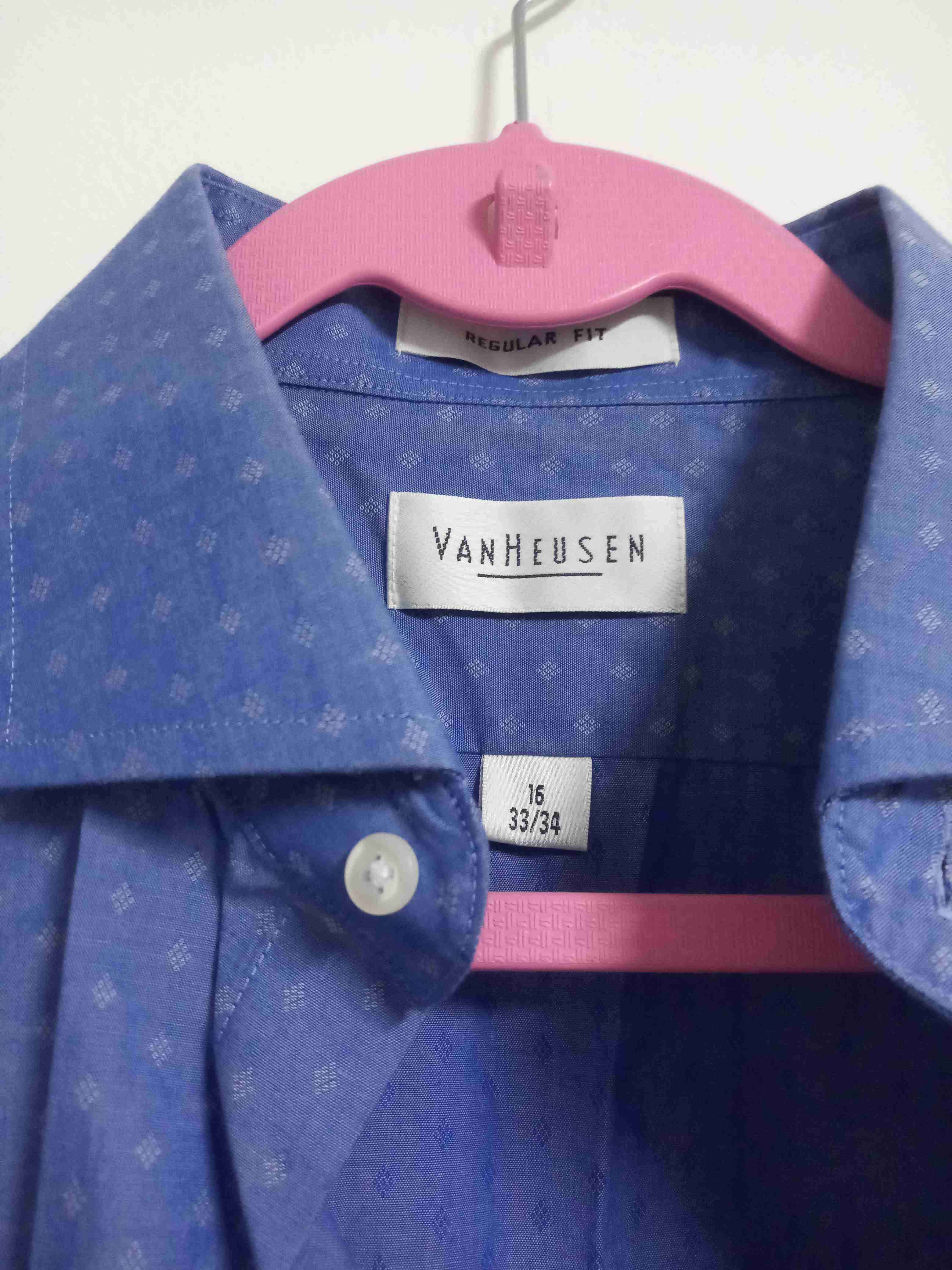 Camisa azul estampada Van Heusen - miniatura 2