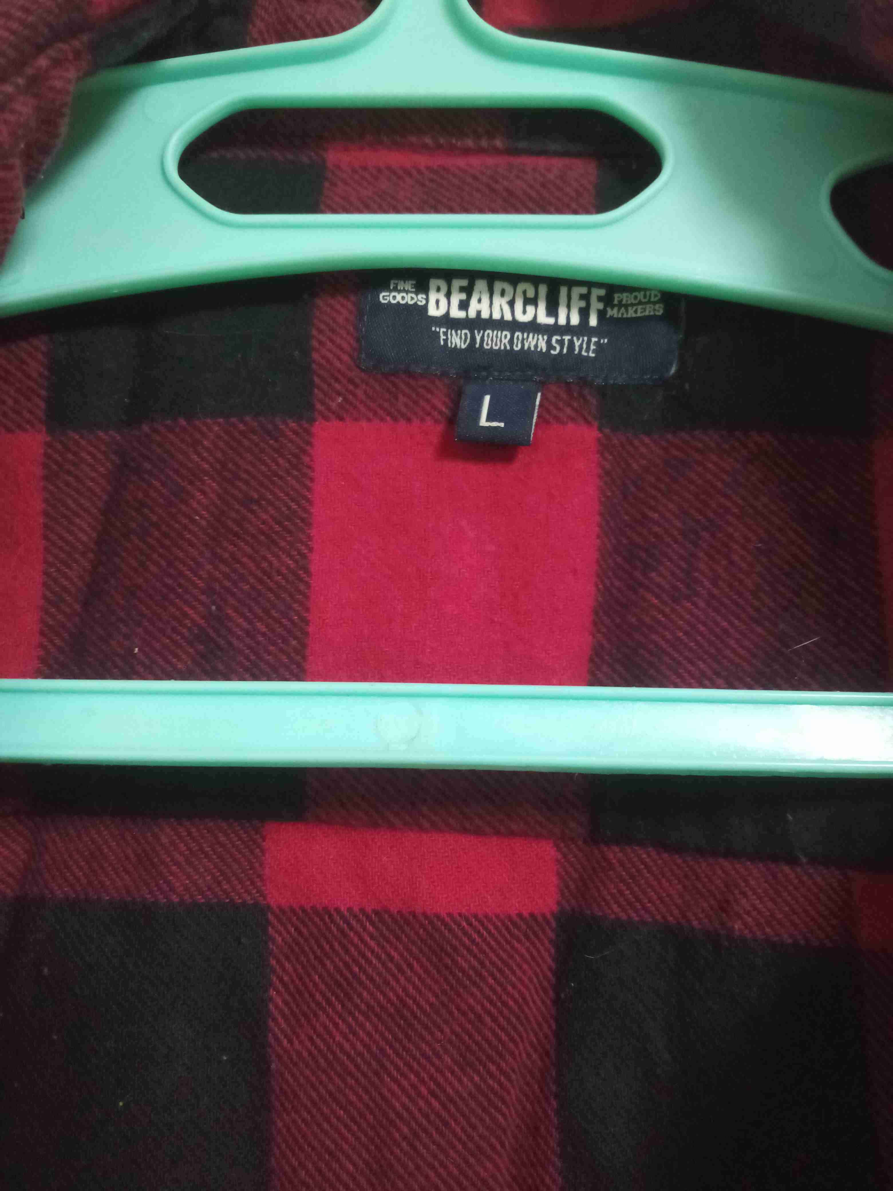 Camisa de franela roja a cuadros - miniatura 2