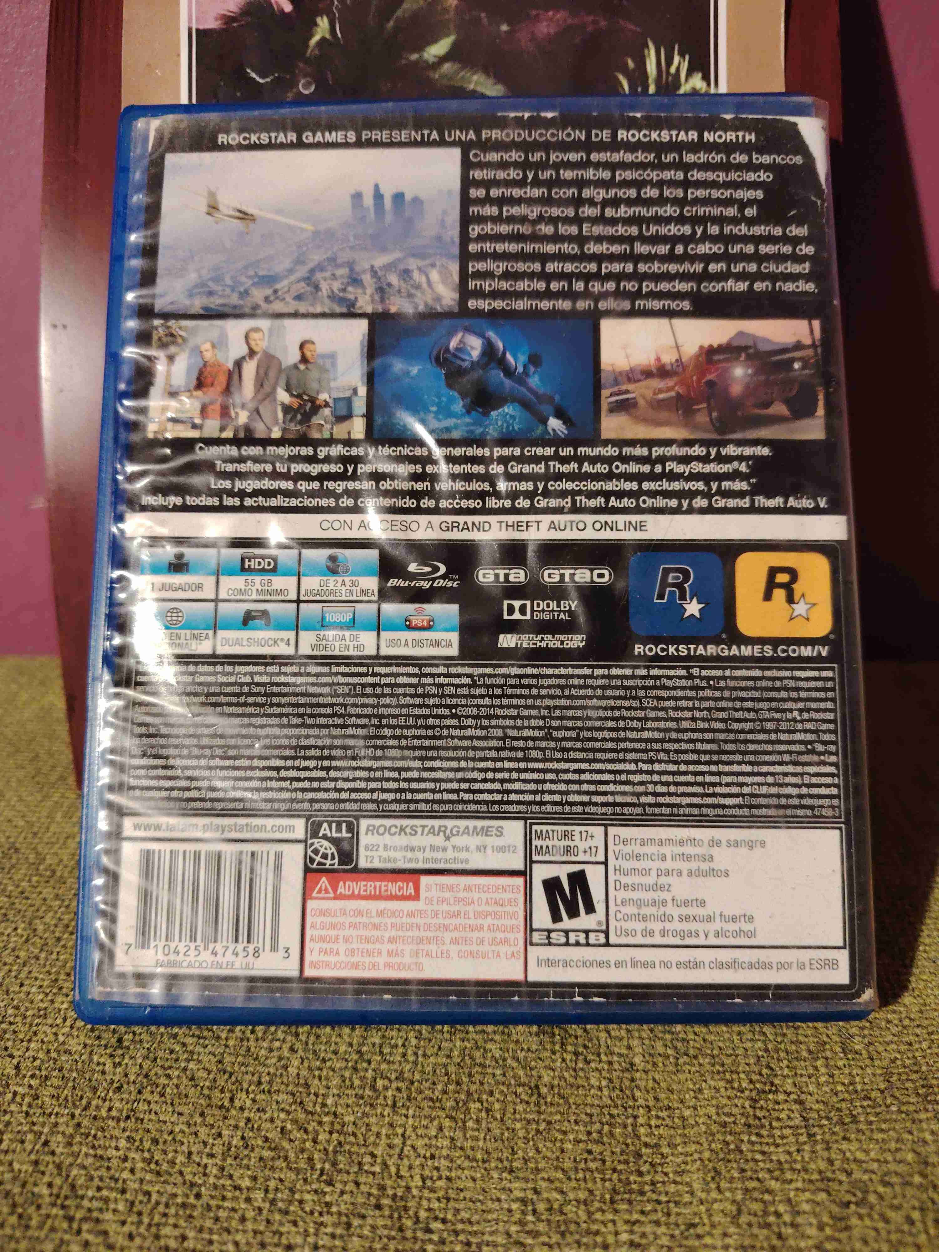 Juego PS4 Grand Theft Auto V - miniatura 3