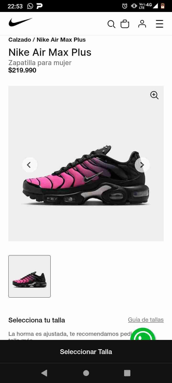 Zapatillas deportivas mujer Nike - miniatura 5