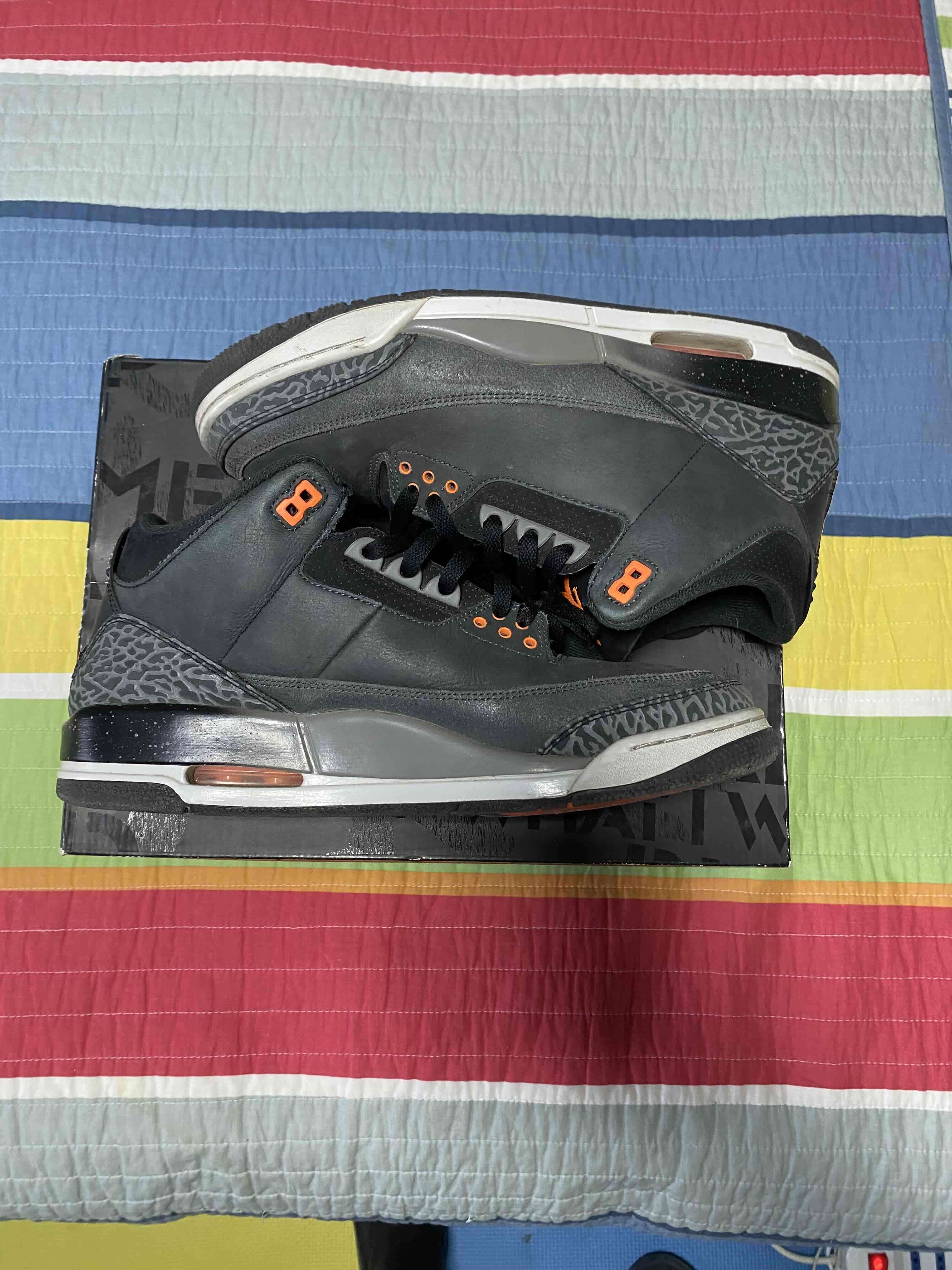 Zapatillas negras jordan 3 - miniatura 2