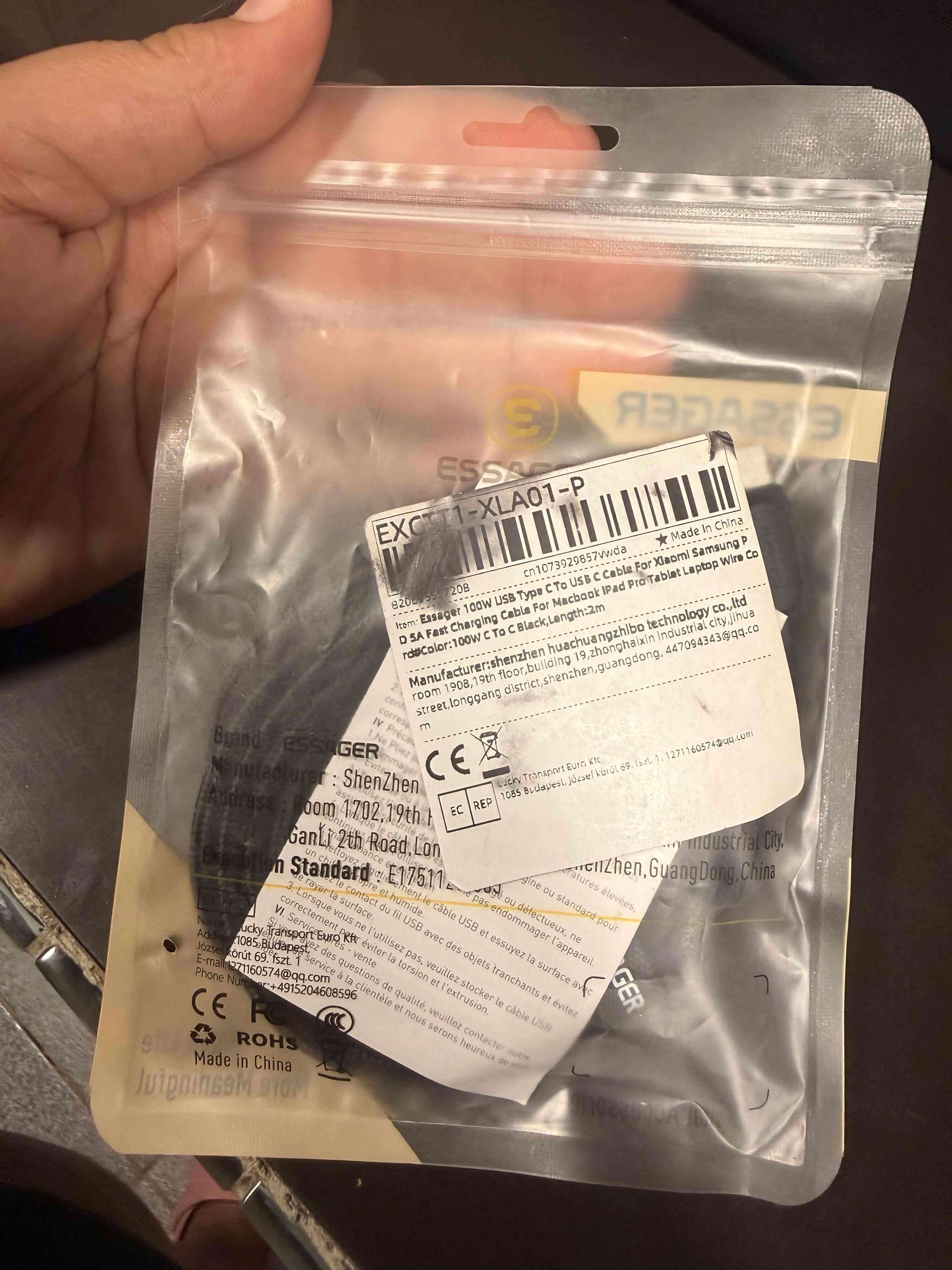 Cable USB-C Essager 2 Metros - miniatura 2