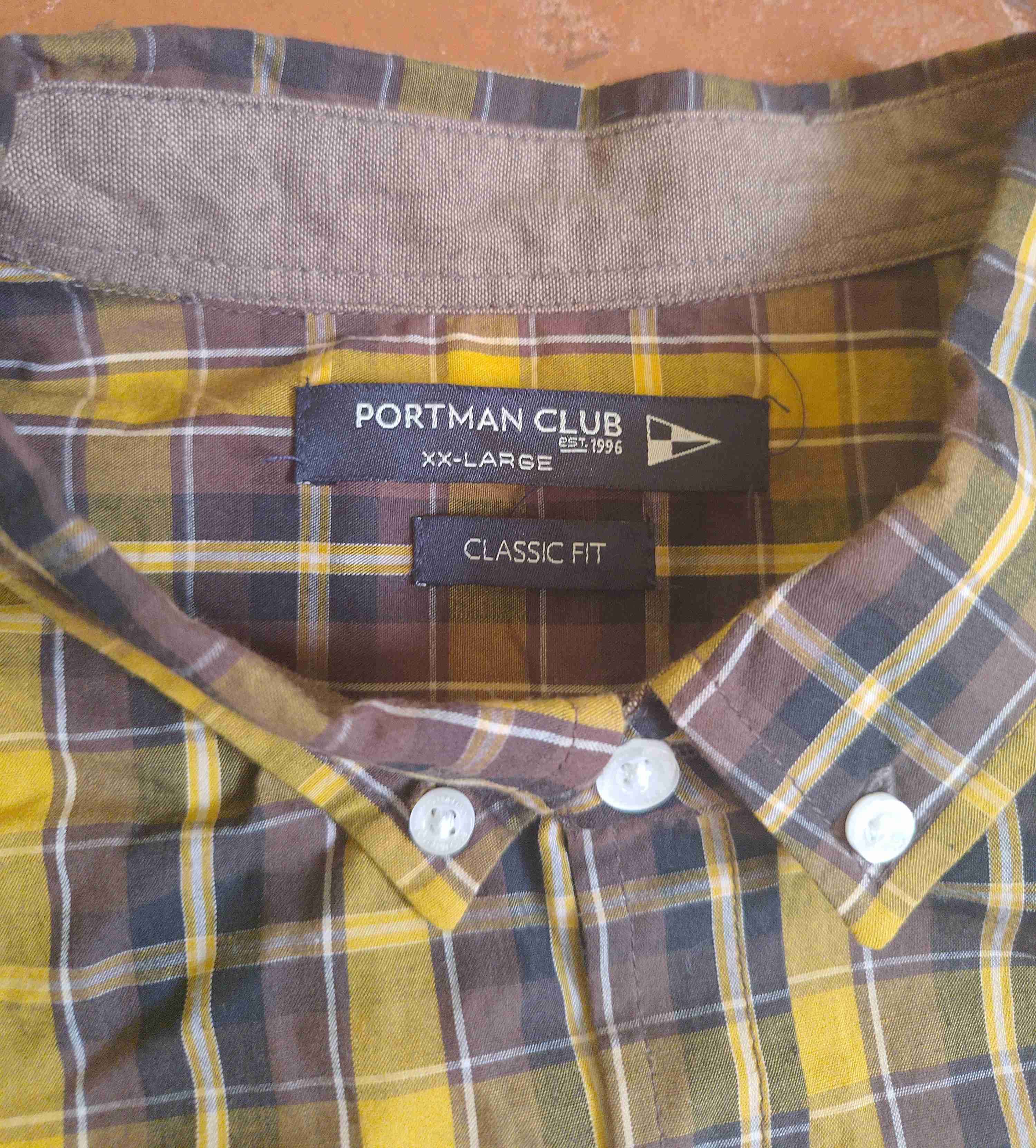 Camisa a cuadros amarilla - miniatura 2