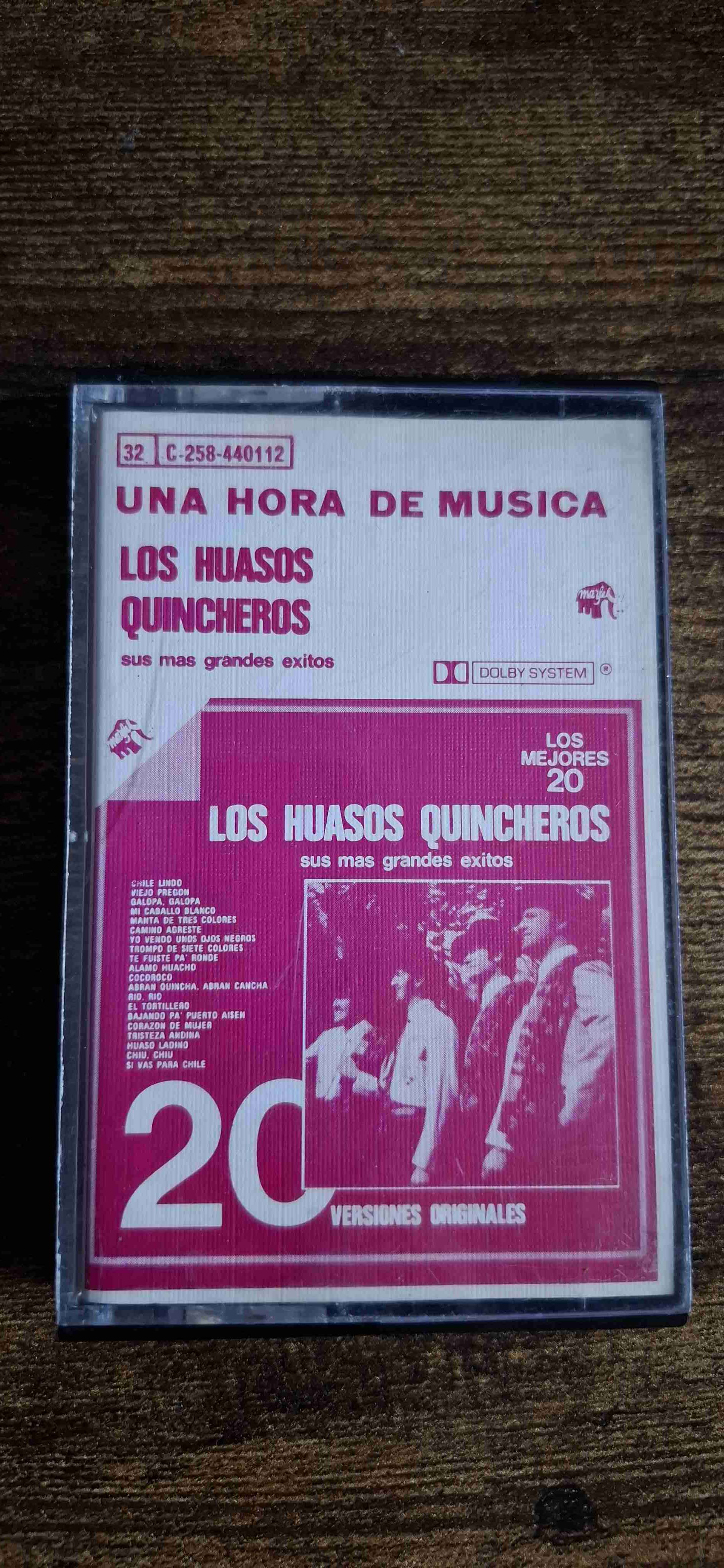 Cassette Los Huasos Quincheros