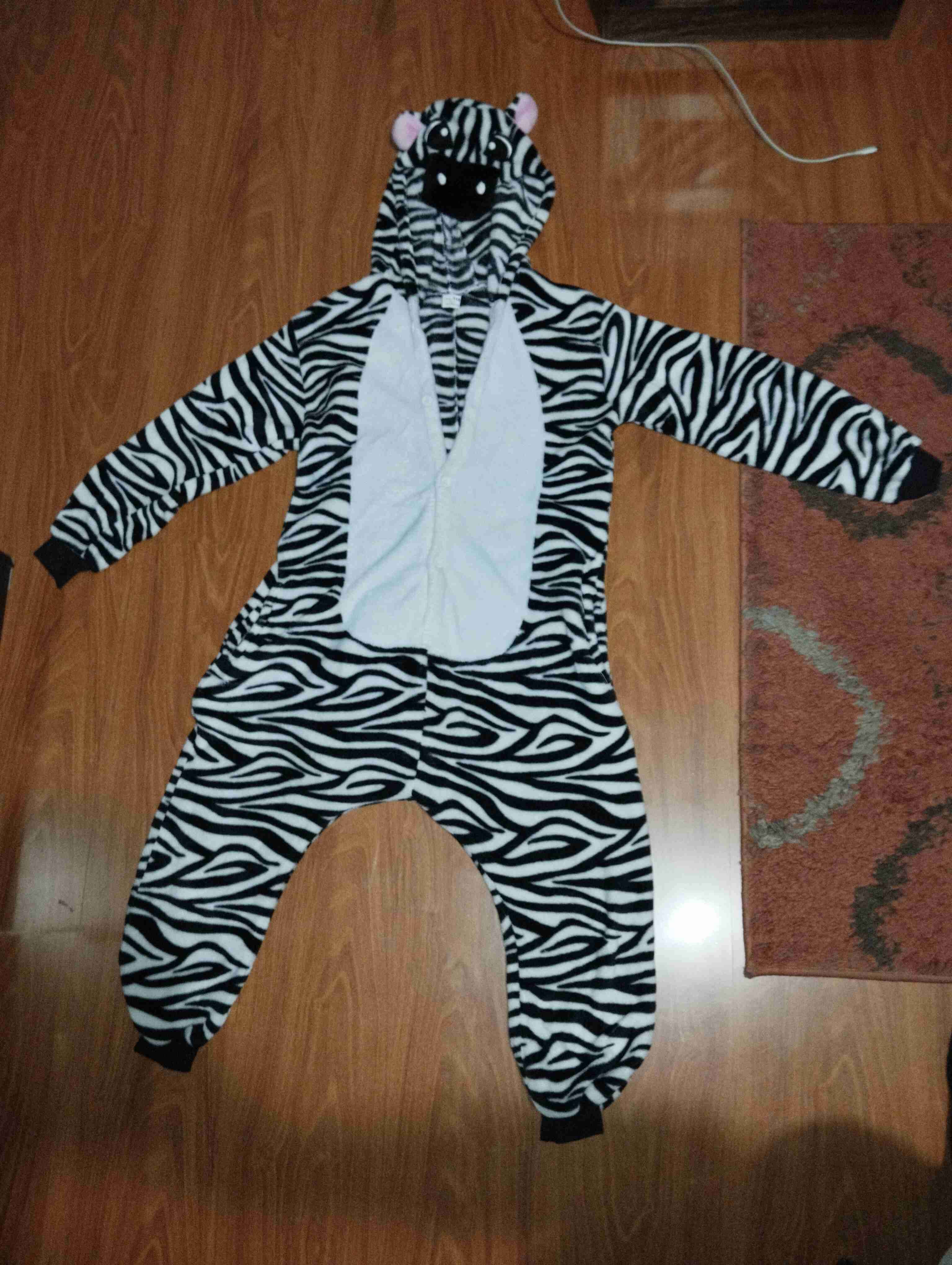 Pijama de cebra para niños