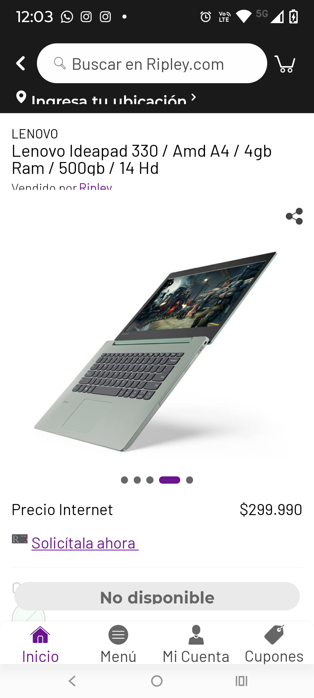 Laptop Lenovo IdeaPad 330 - miniatura 6