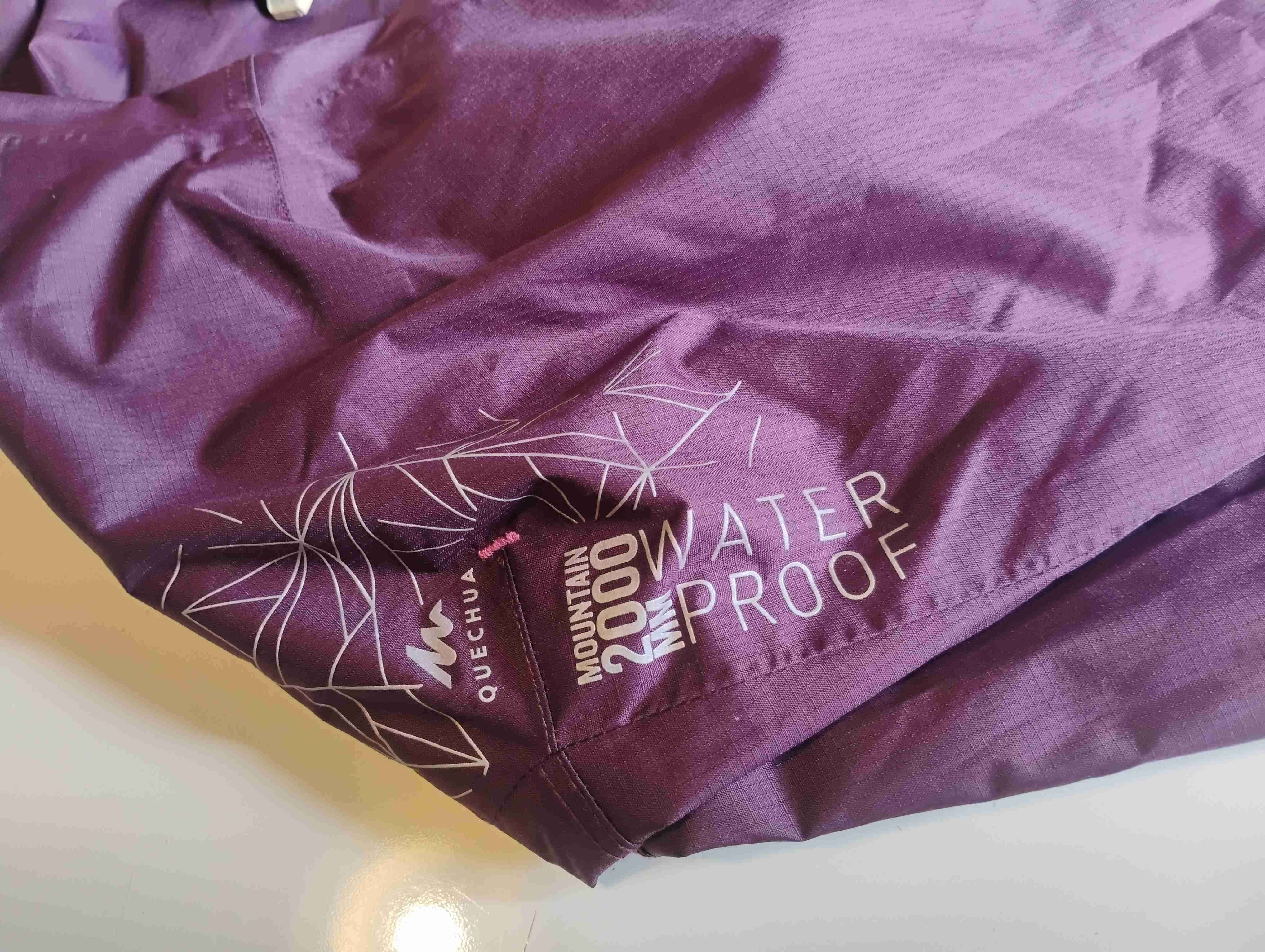 Pantalones impermeables morados talla 12-14 - miniatura 2