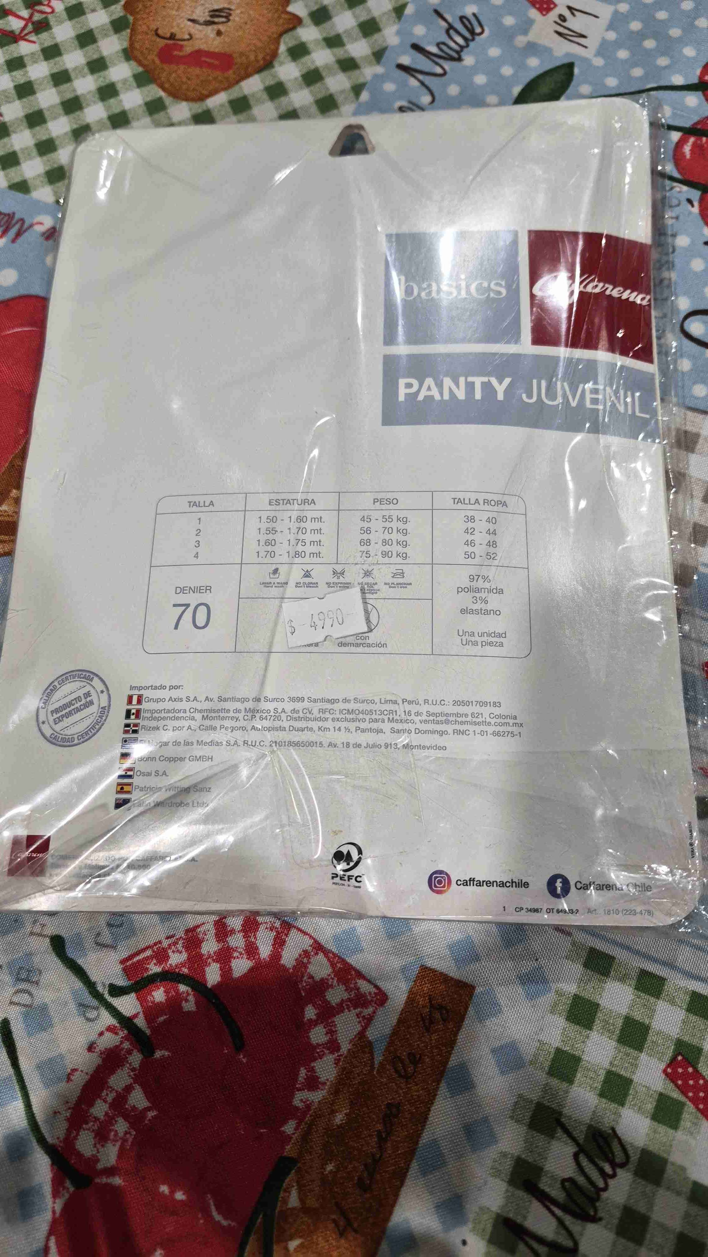 Panty juvenil opaca 70 denier - miniatura 2