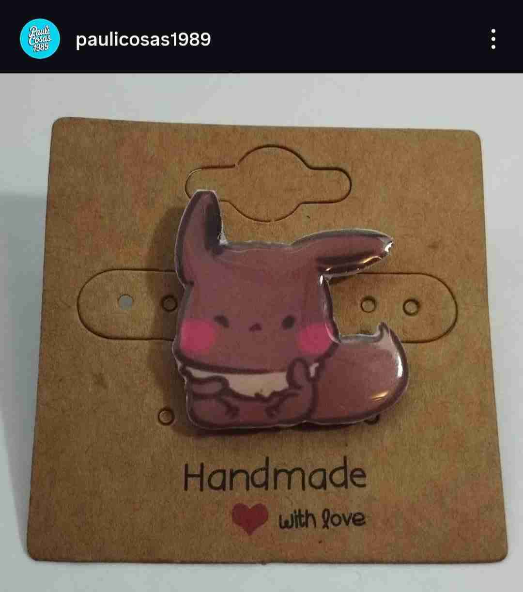 Pin  artesanal Cute Eevee