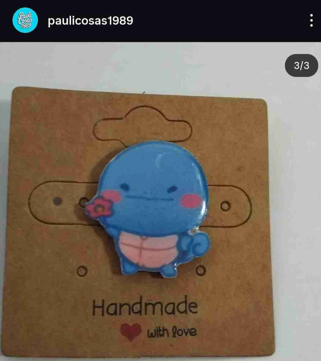 Pin artesanal de Squirtle