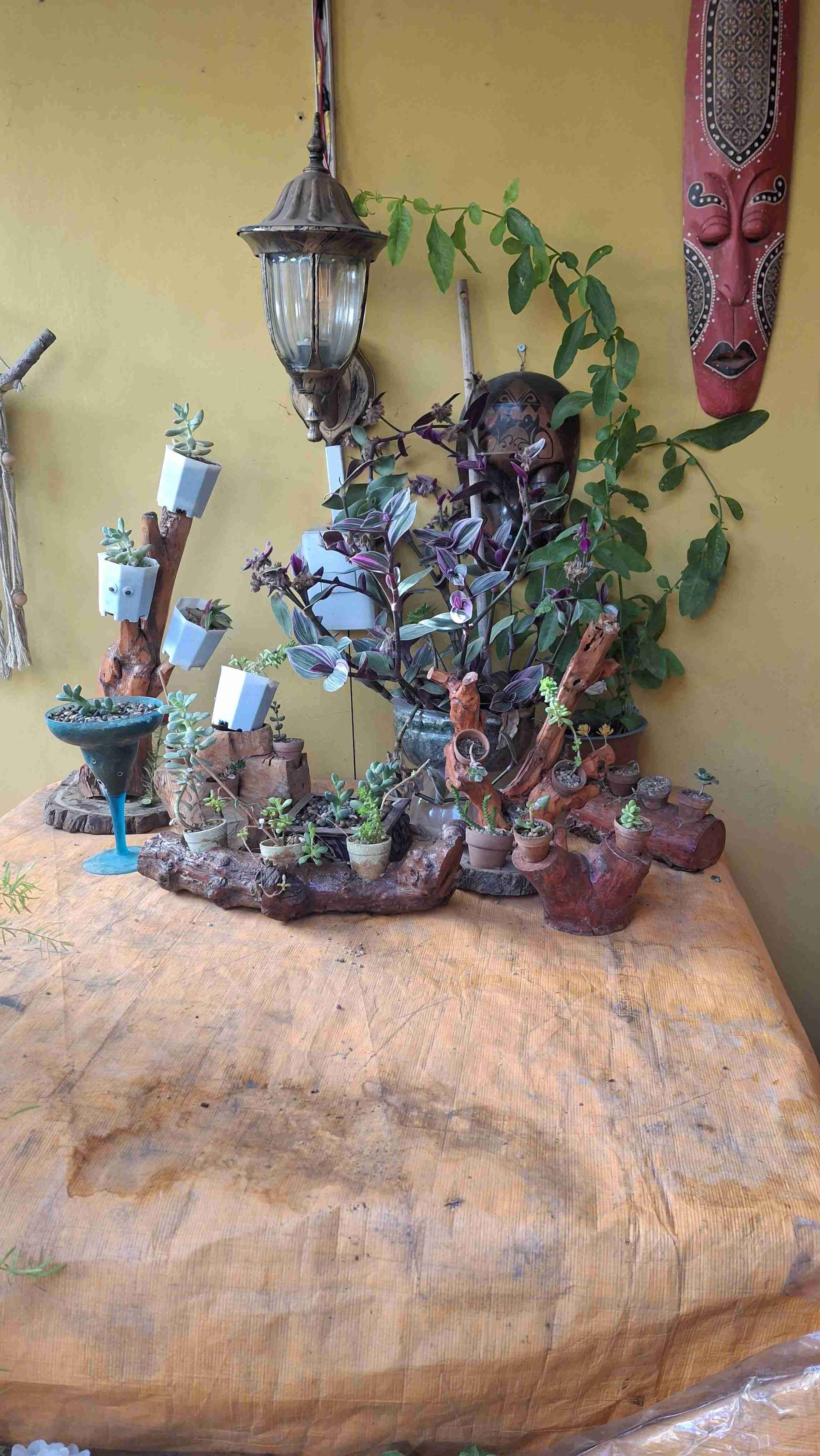 Colgante decorativo en macrame - miniatura 3