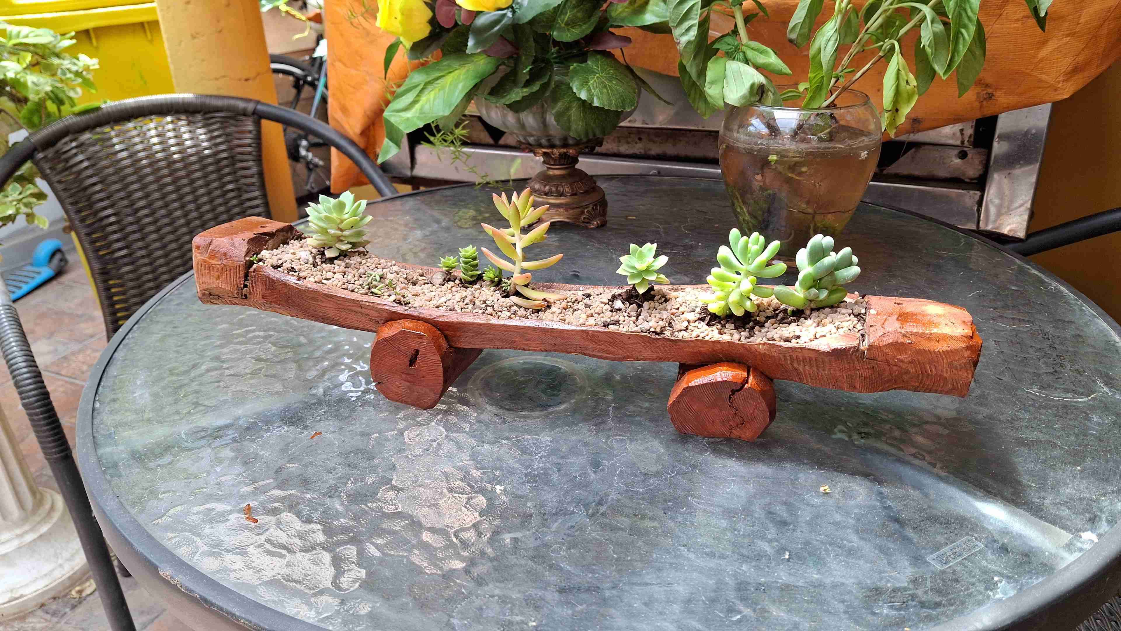 Colgante decorativo en macrame - miniatura 4