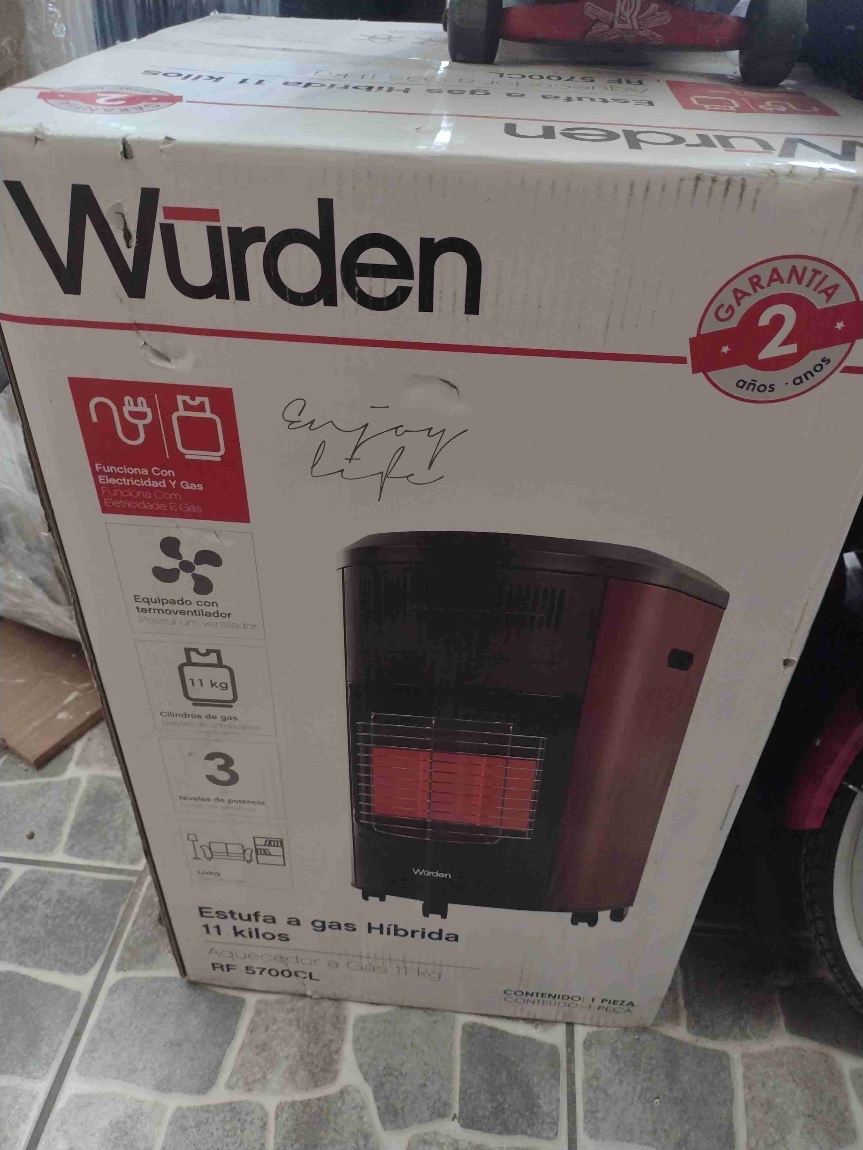 Estufa a gas híbrida Würden