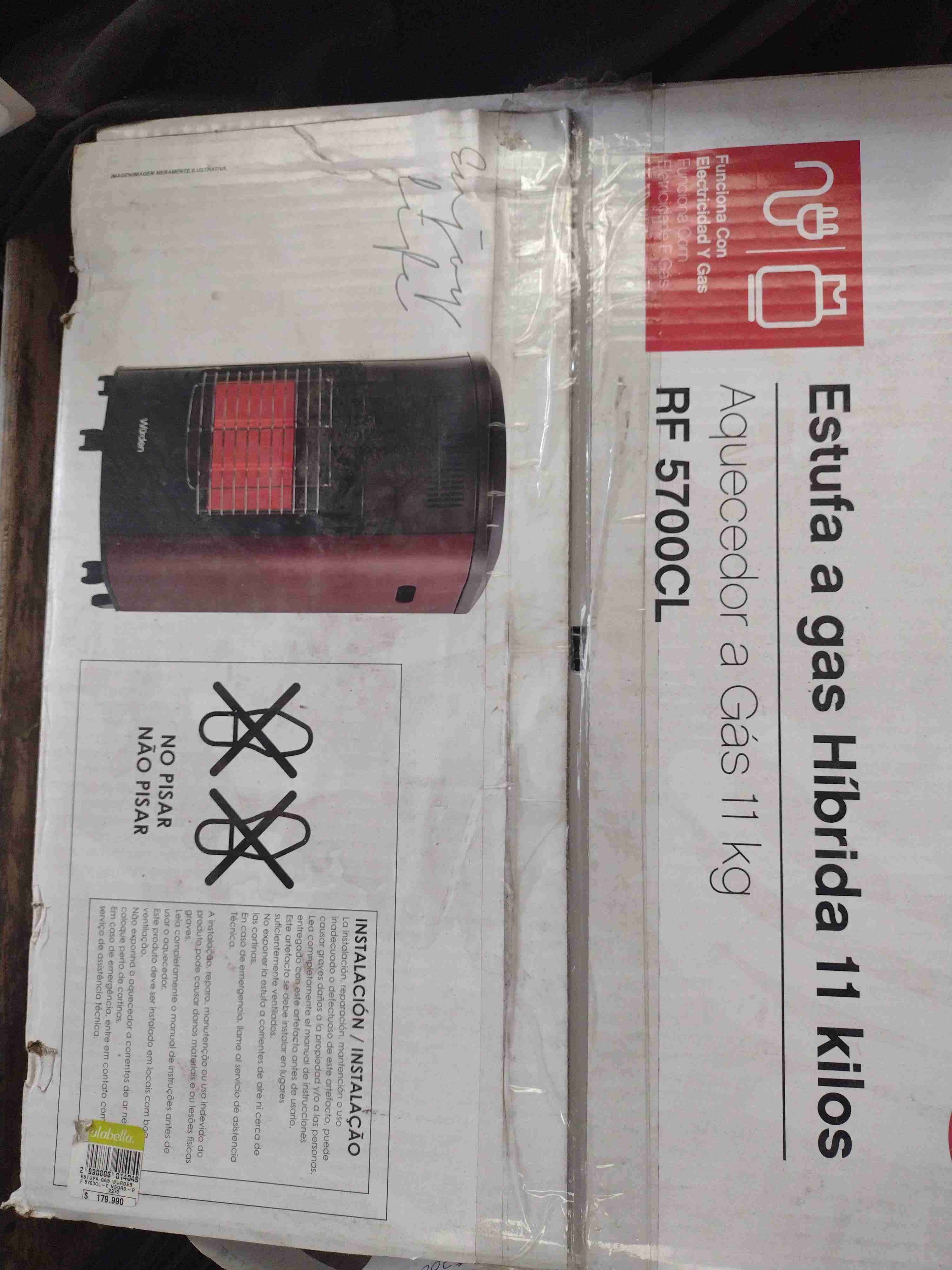 Estufa a gas híbrida Würden - miniatura 2