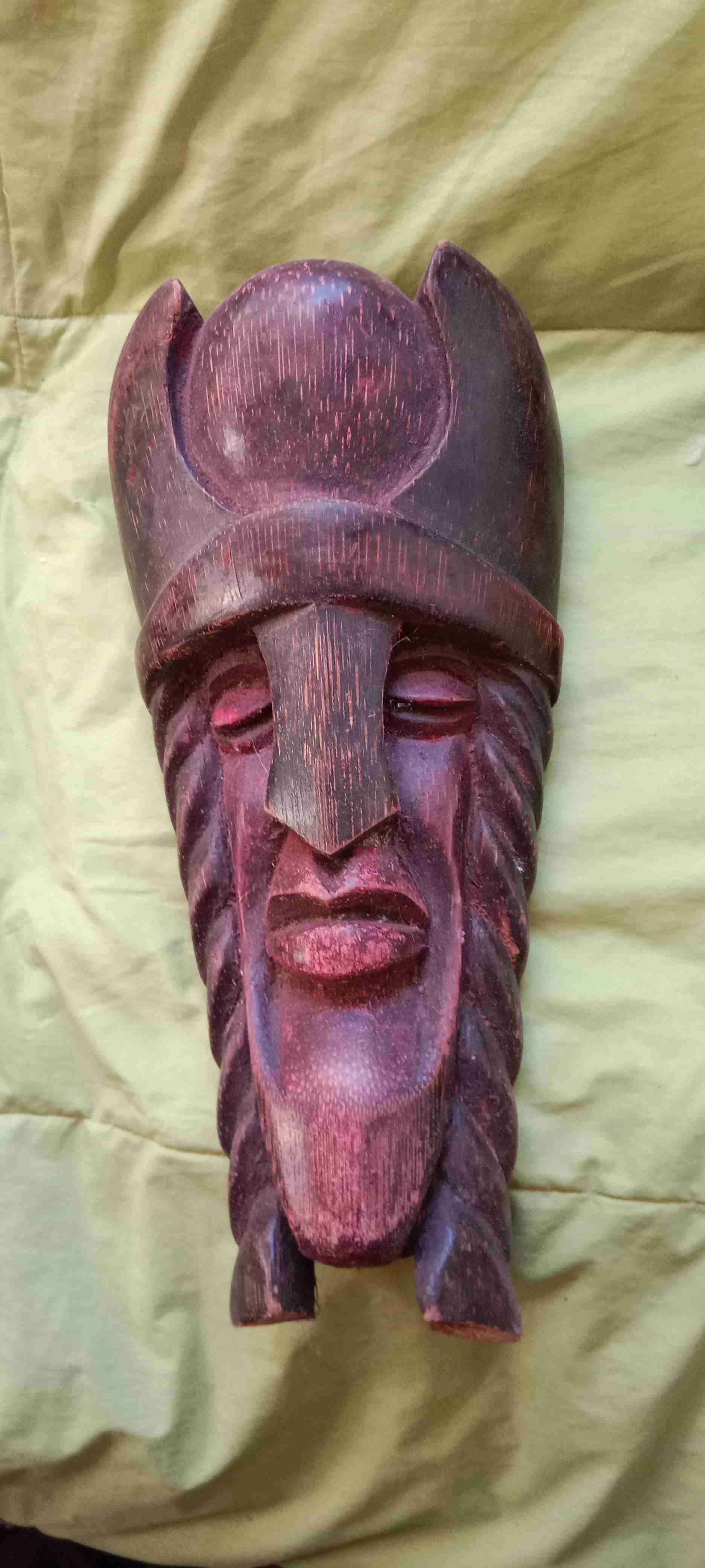 Máscara artesanal de madera - miniatura 3