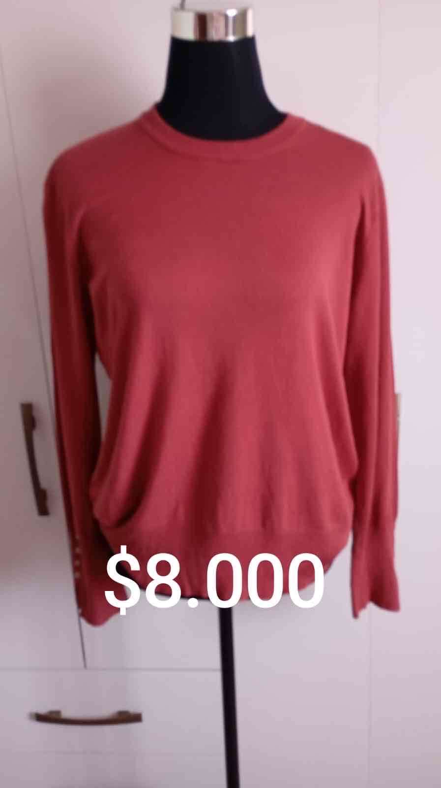 Suéter color terracota