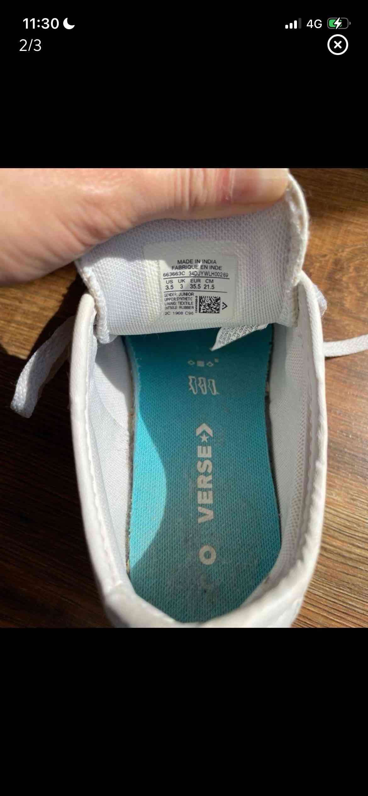 Zapatillas converse blancas - miniatura 2