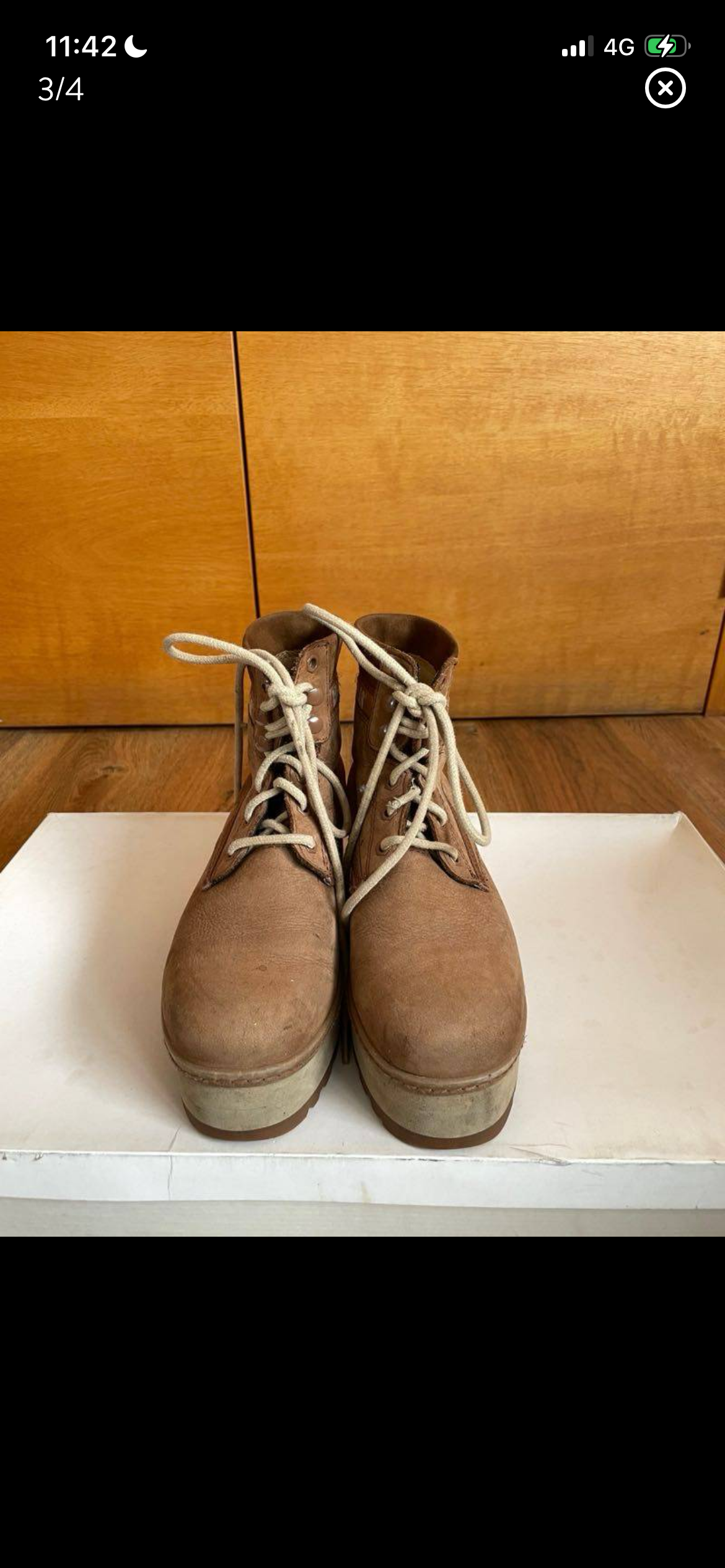 Botines Caterpillar café - miniatura 3