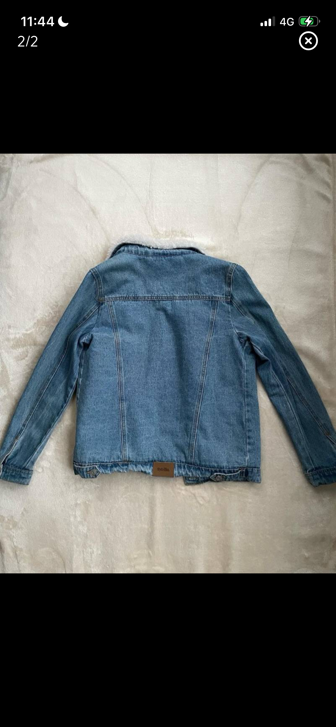 Chaqueta Sybilla mezclilla con forro - miniatura 2