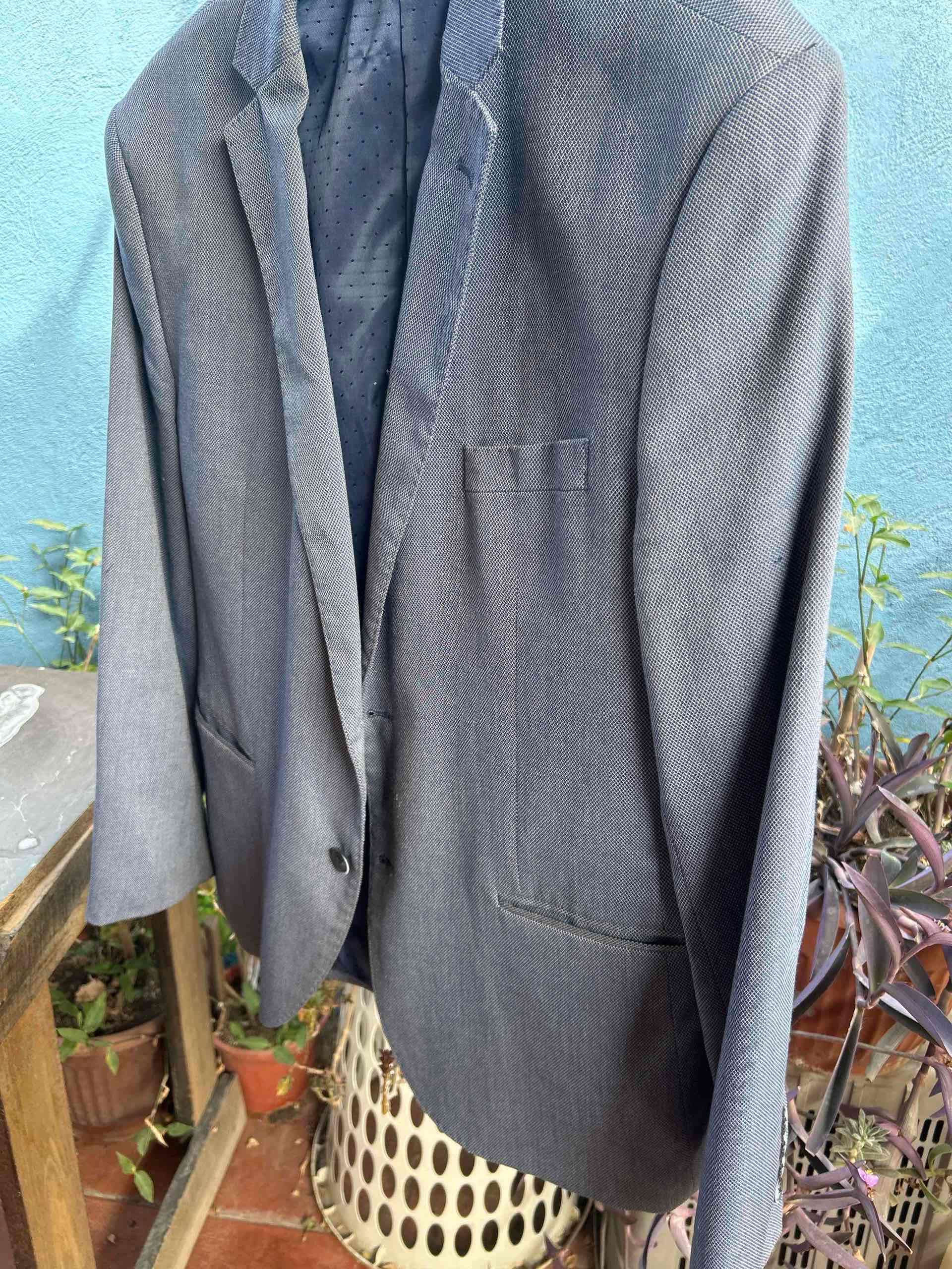 Blazer azul oscuro para hombre - 2