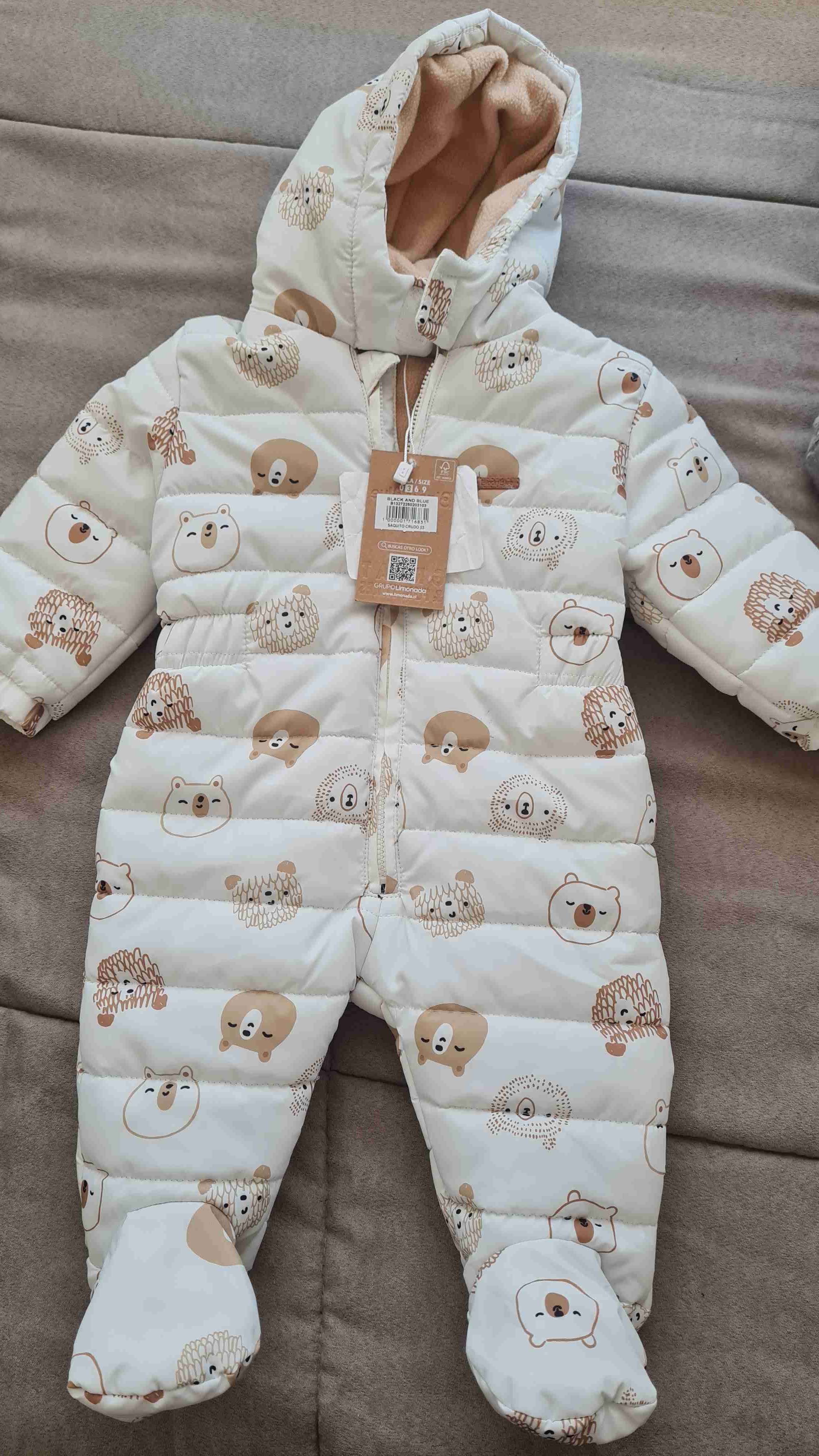 Enterito infantil con diseño de osos - miniatura 2