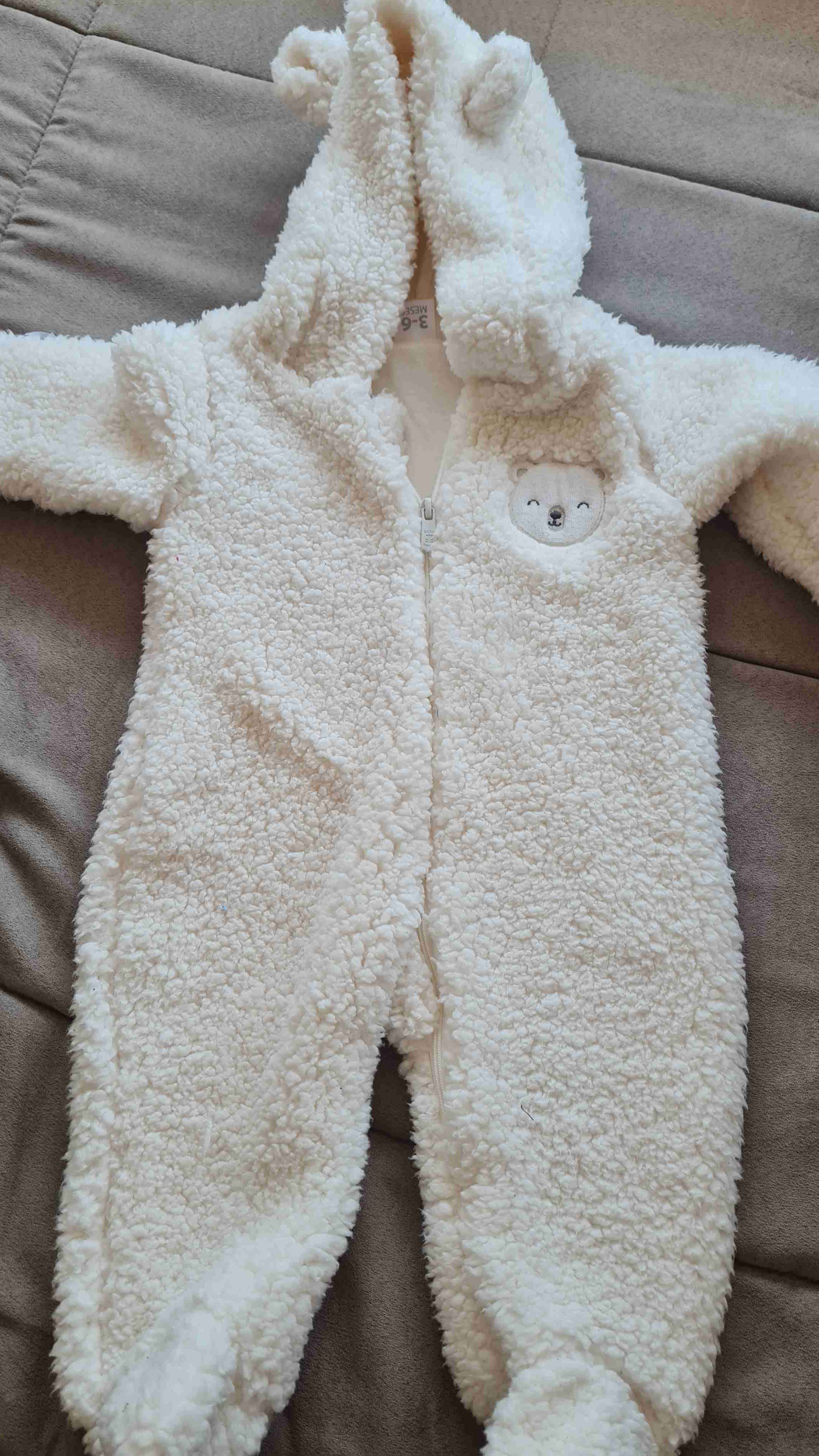 Enterito polar blanco para bebé - miniatura 2