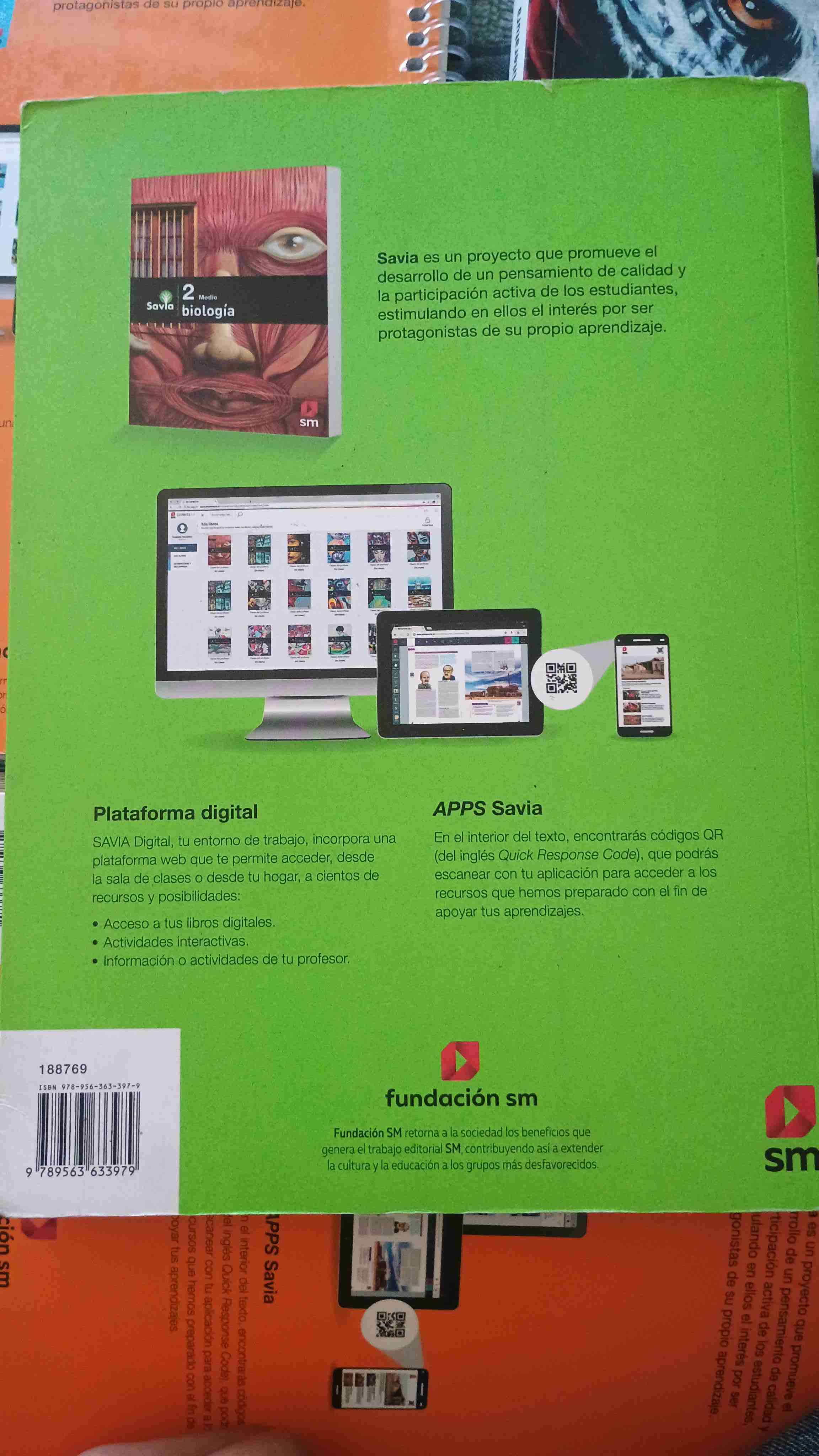 Libro Biología 2 Medio Savia - miniatura 2