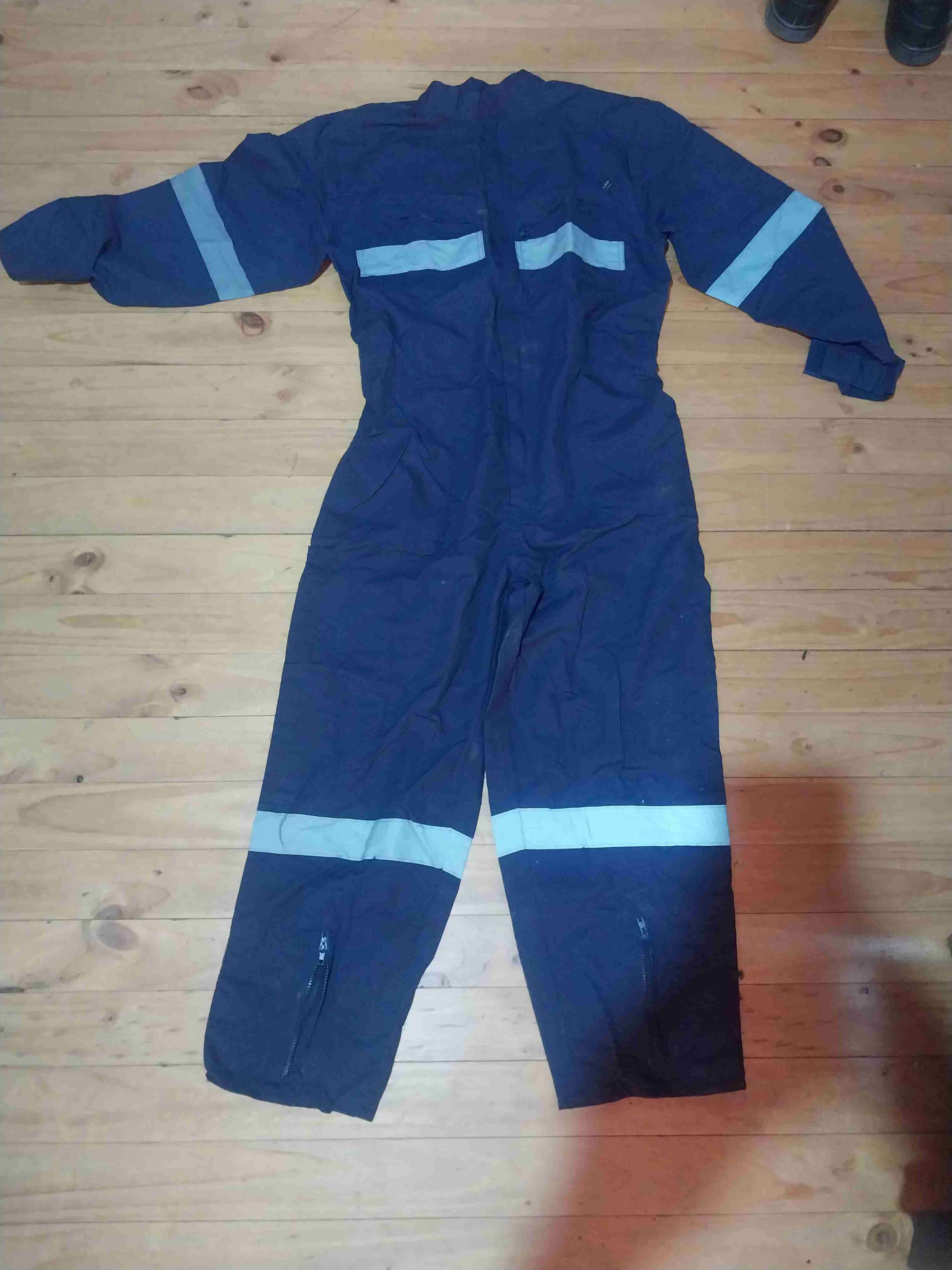 Overall azul reflectante talla L