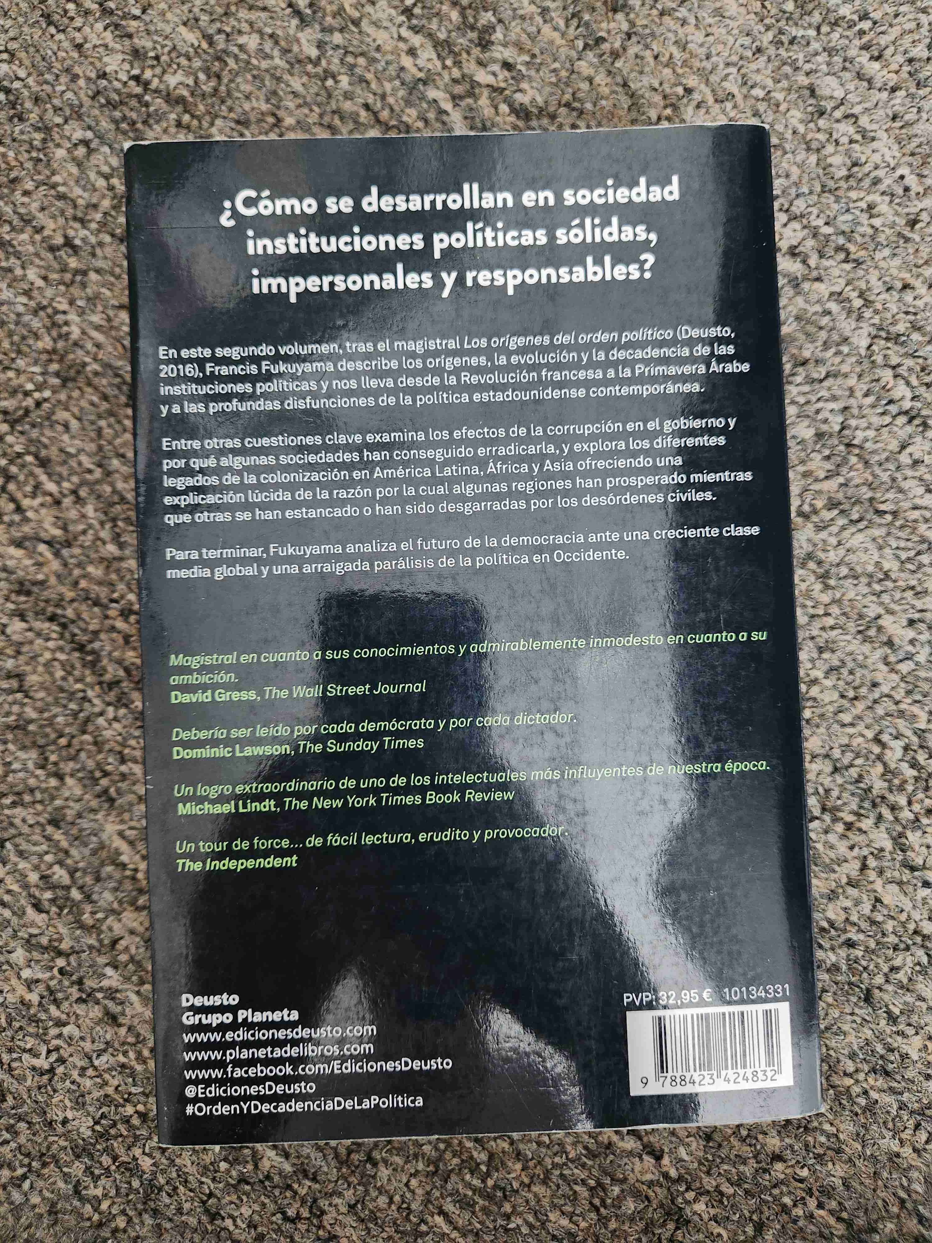 Libro Orden y Decadencia de la Política - miniatura 2