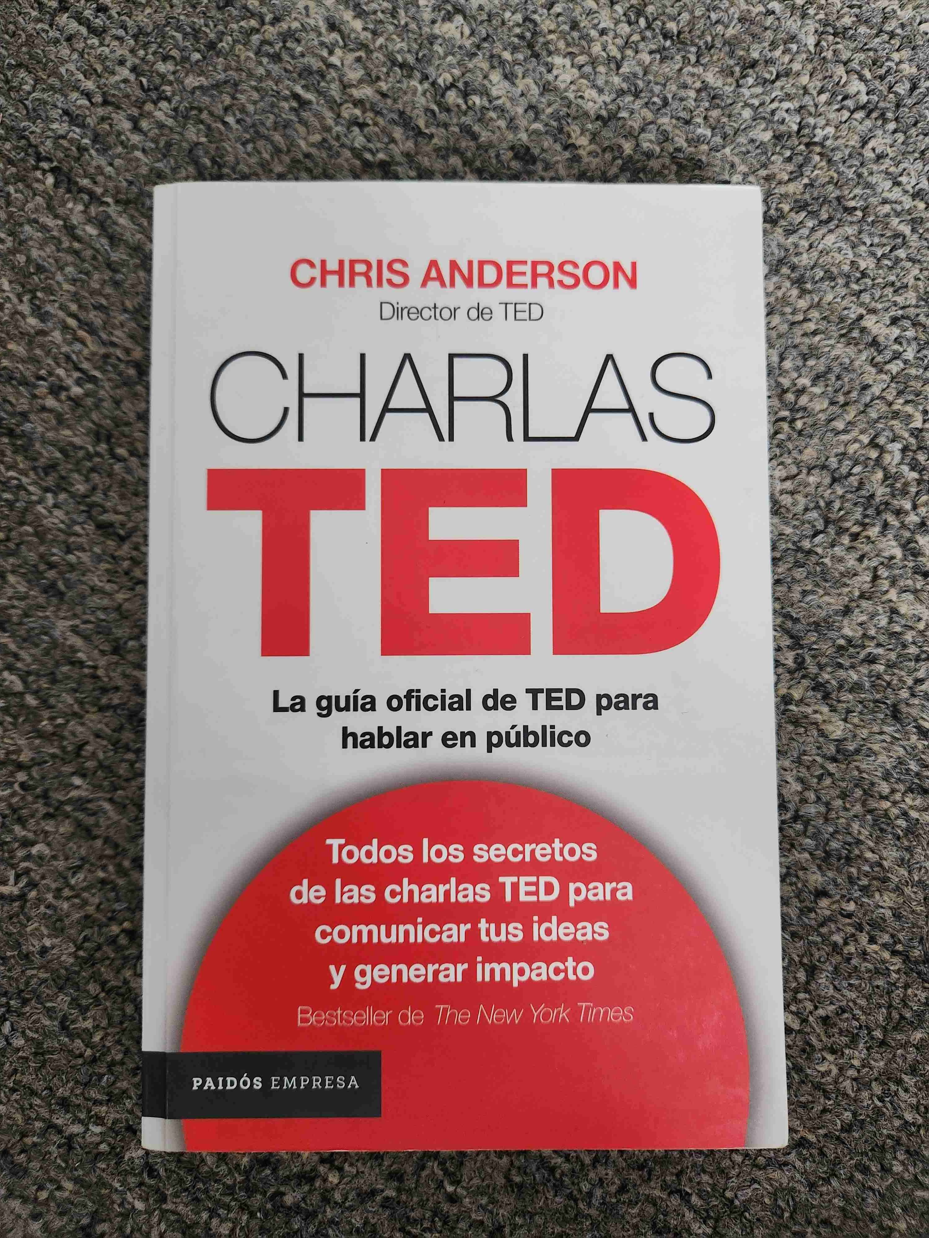 Libro Charlas TED de Chris Anderson
